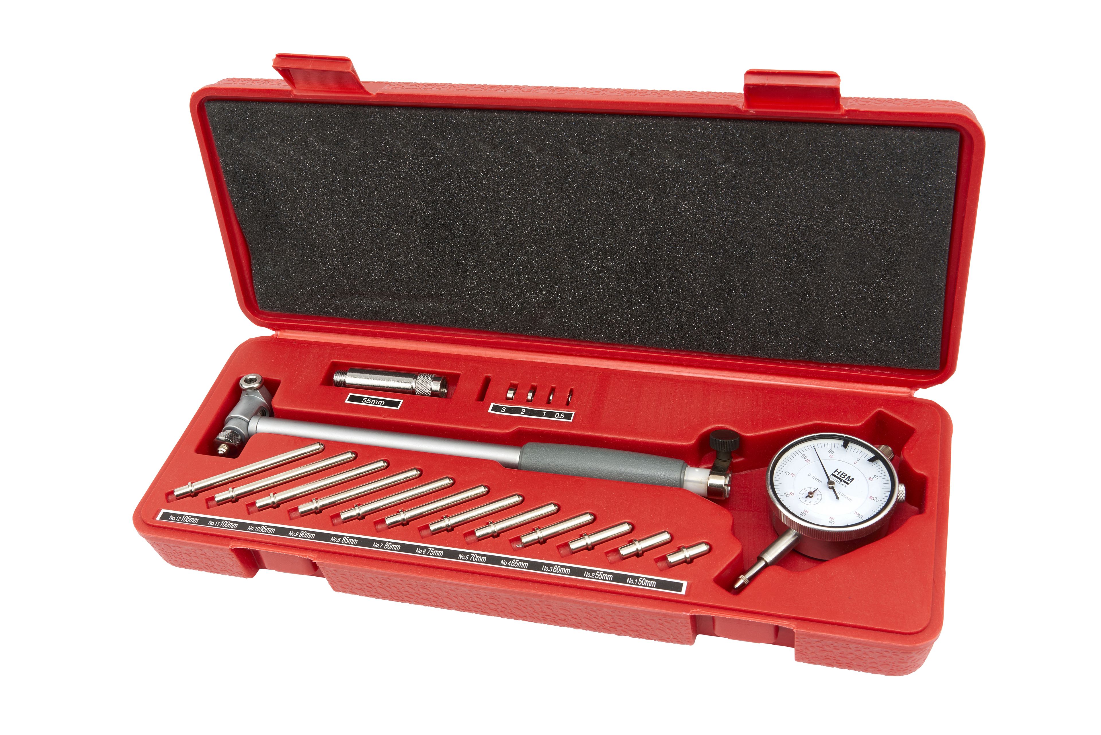 HBM Professionele 50 - 160 mm Analoge Binnen Meter