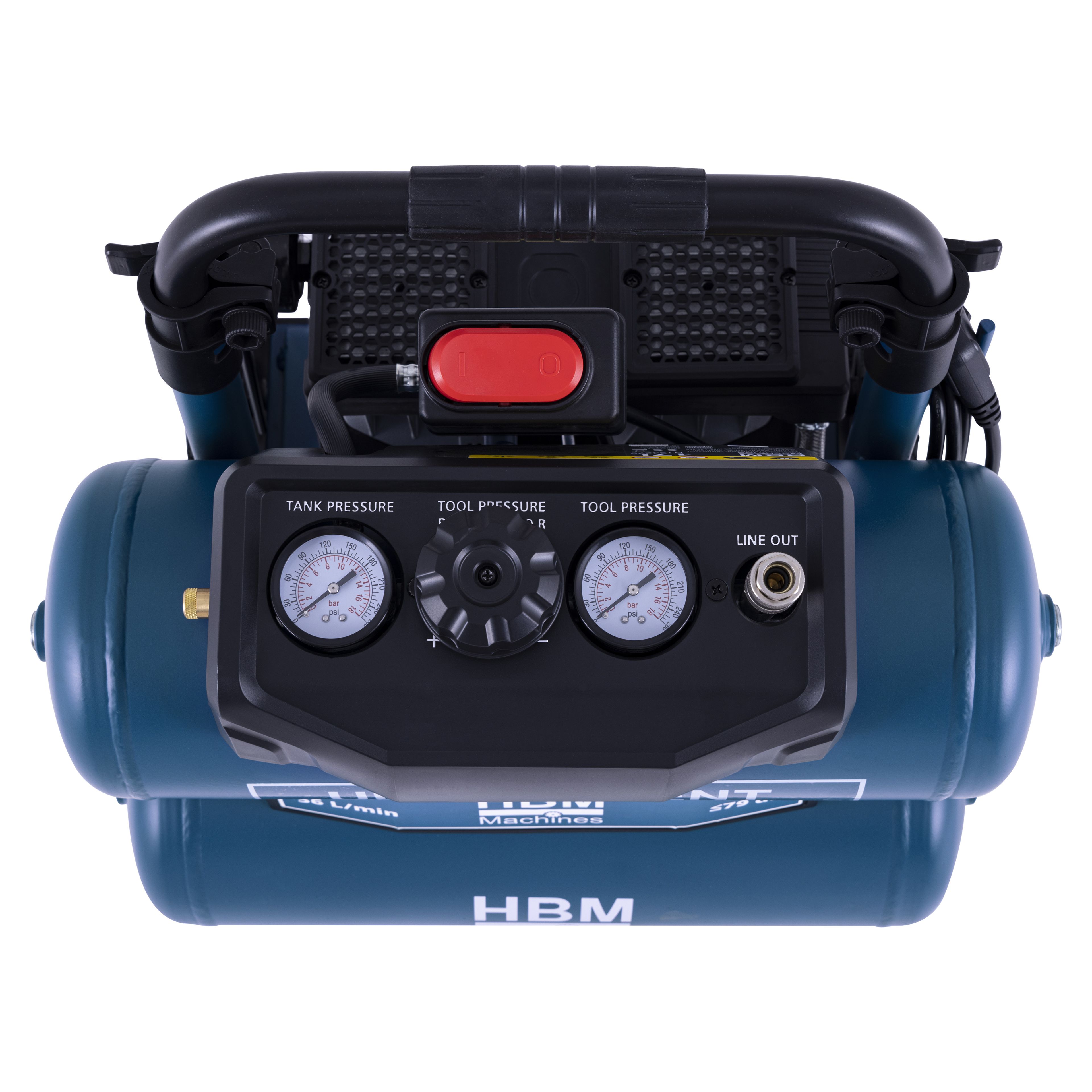 Compressore HBM Twin Stack a bassa rumorosità 17 litri Image 6