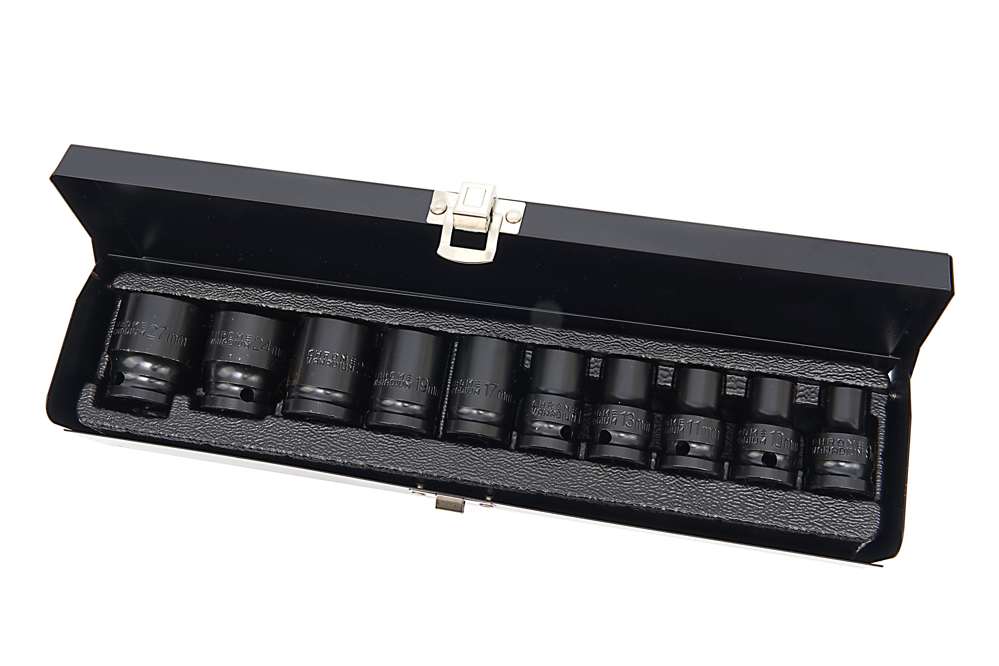 HBM krachtdoppenset 1/2 inch, 10-delig