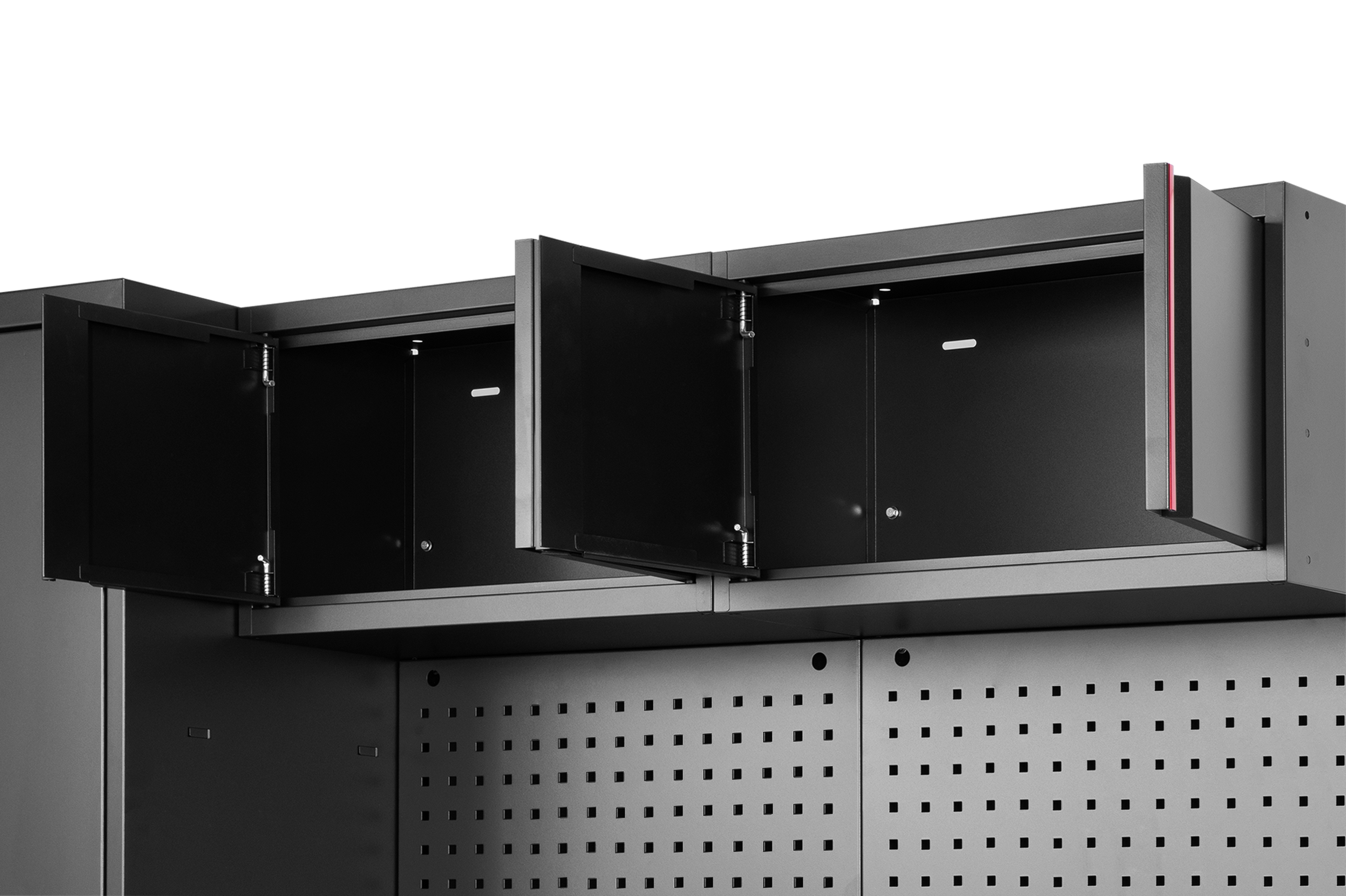HBM modulair werkplaatssysteem 6-delig, zwart rood, model A Image 6
