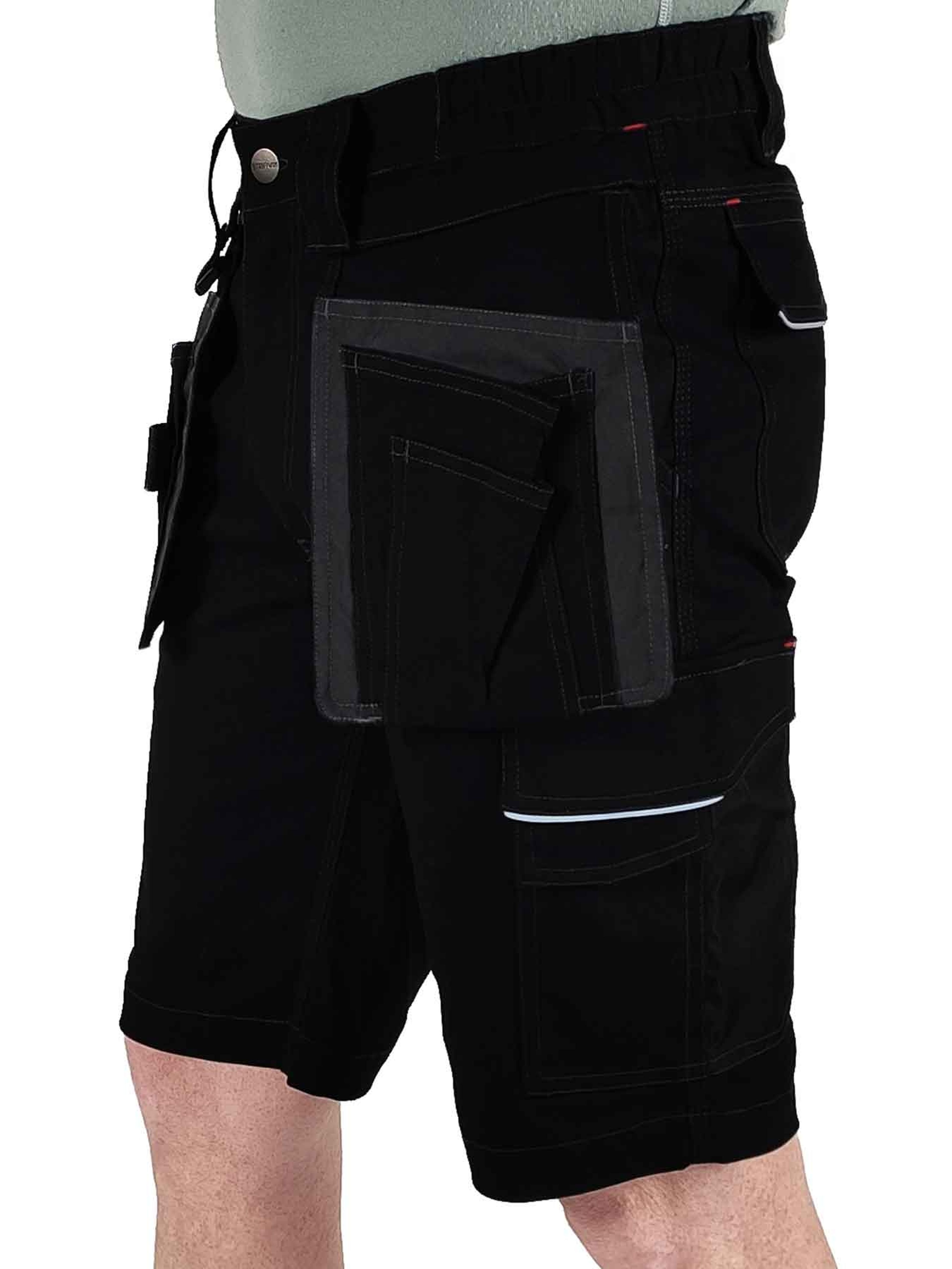 Kurze Stretch-Arbeitshose Storvik Thijs Schwarz XXL Image 9