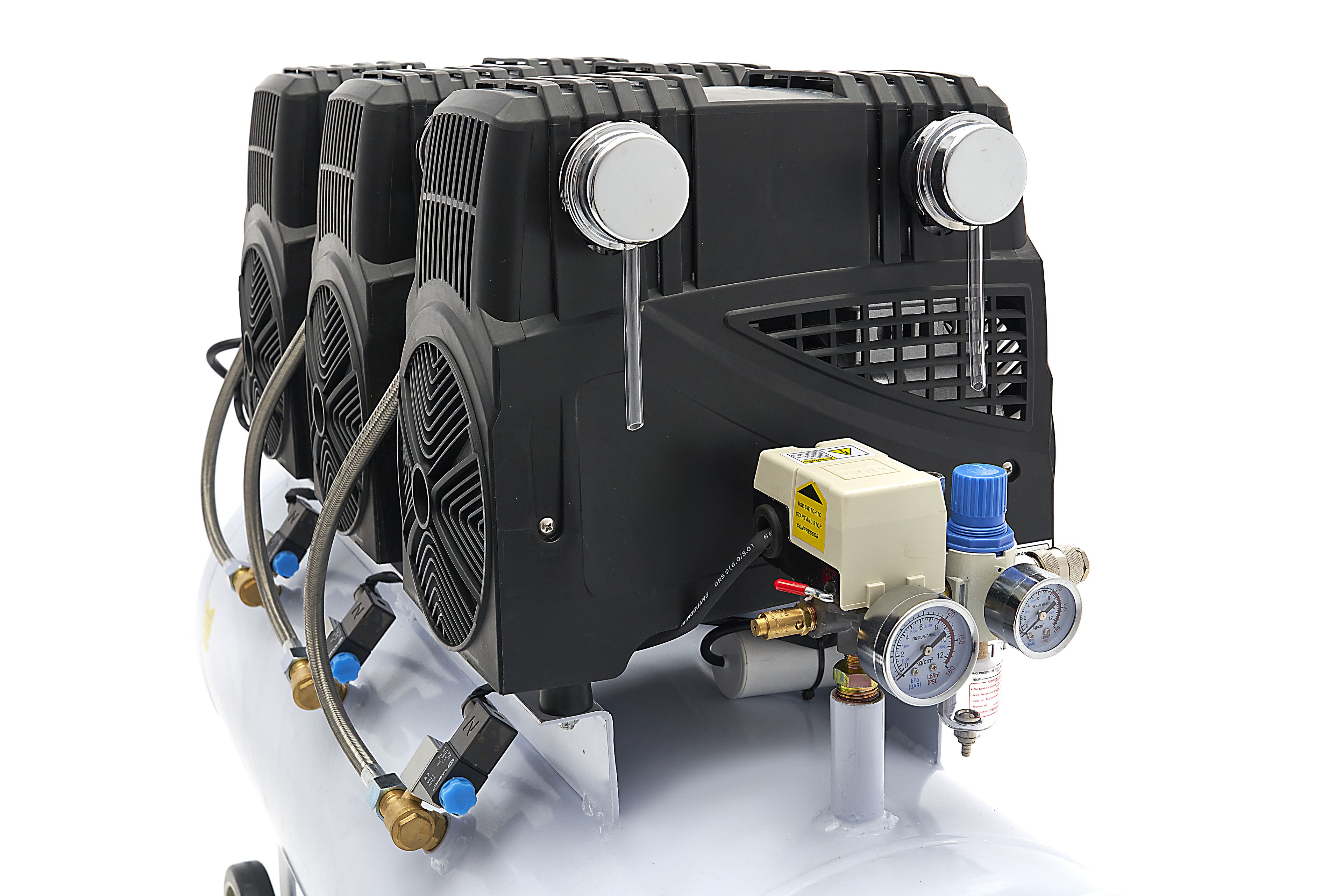 HBM 6 PK - 150 Liter Low Noise Compressor - Model 2 Image 14