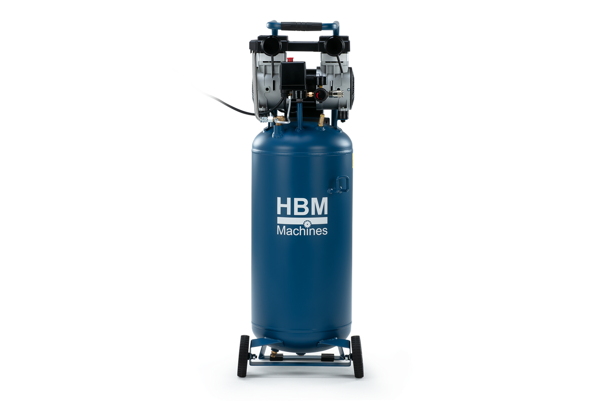 HBM stehender ölfreier Kompressor, 50 Liter, 10 Bar, 1,3 PS
