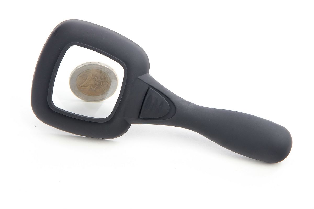 Lupa de mano HBM con iluminación LED