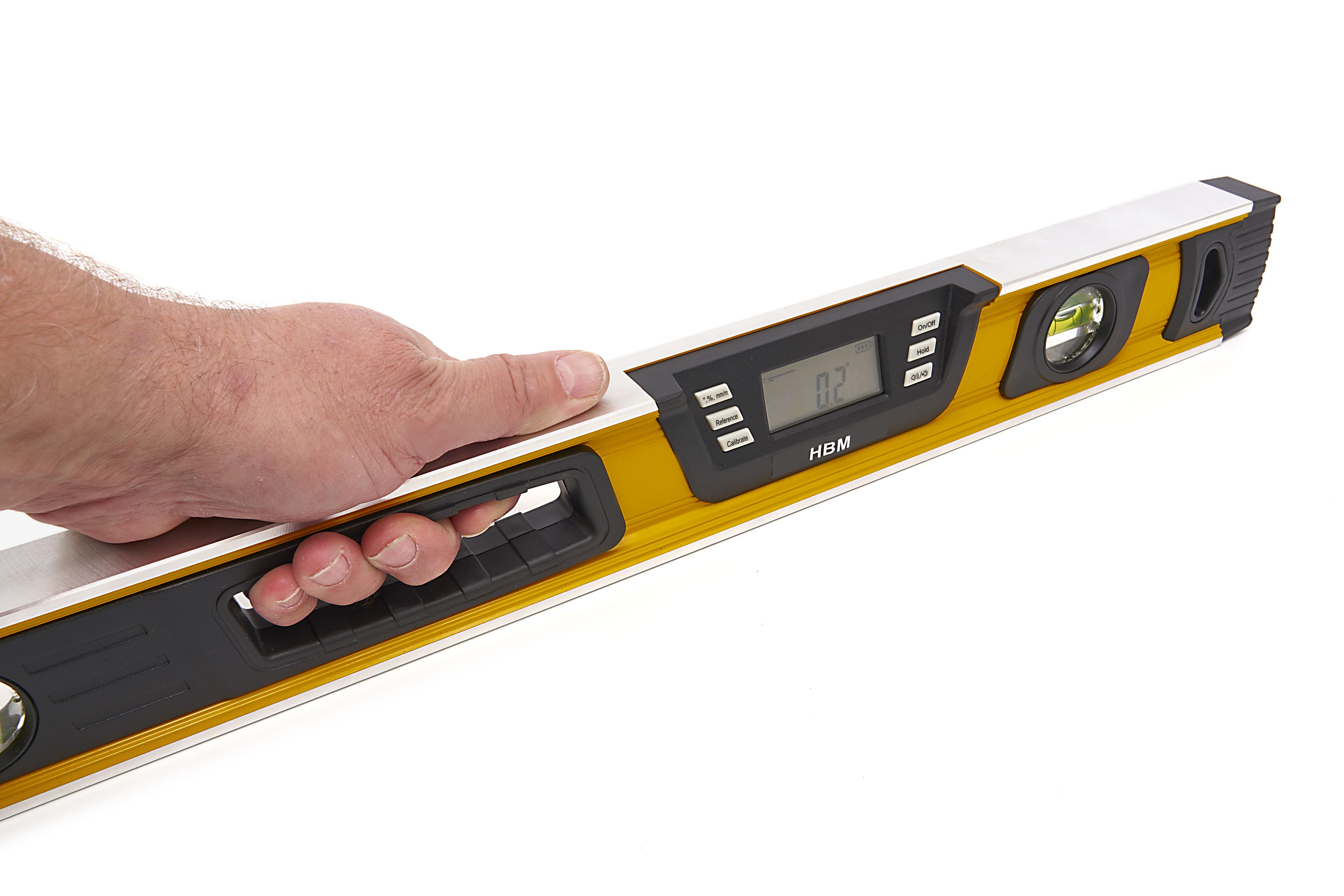 Niveau à bulle numérique HBM avec aimants et écran LCD 40 cm Image 4