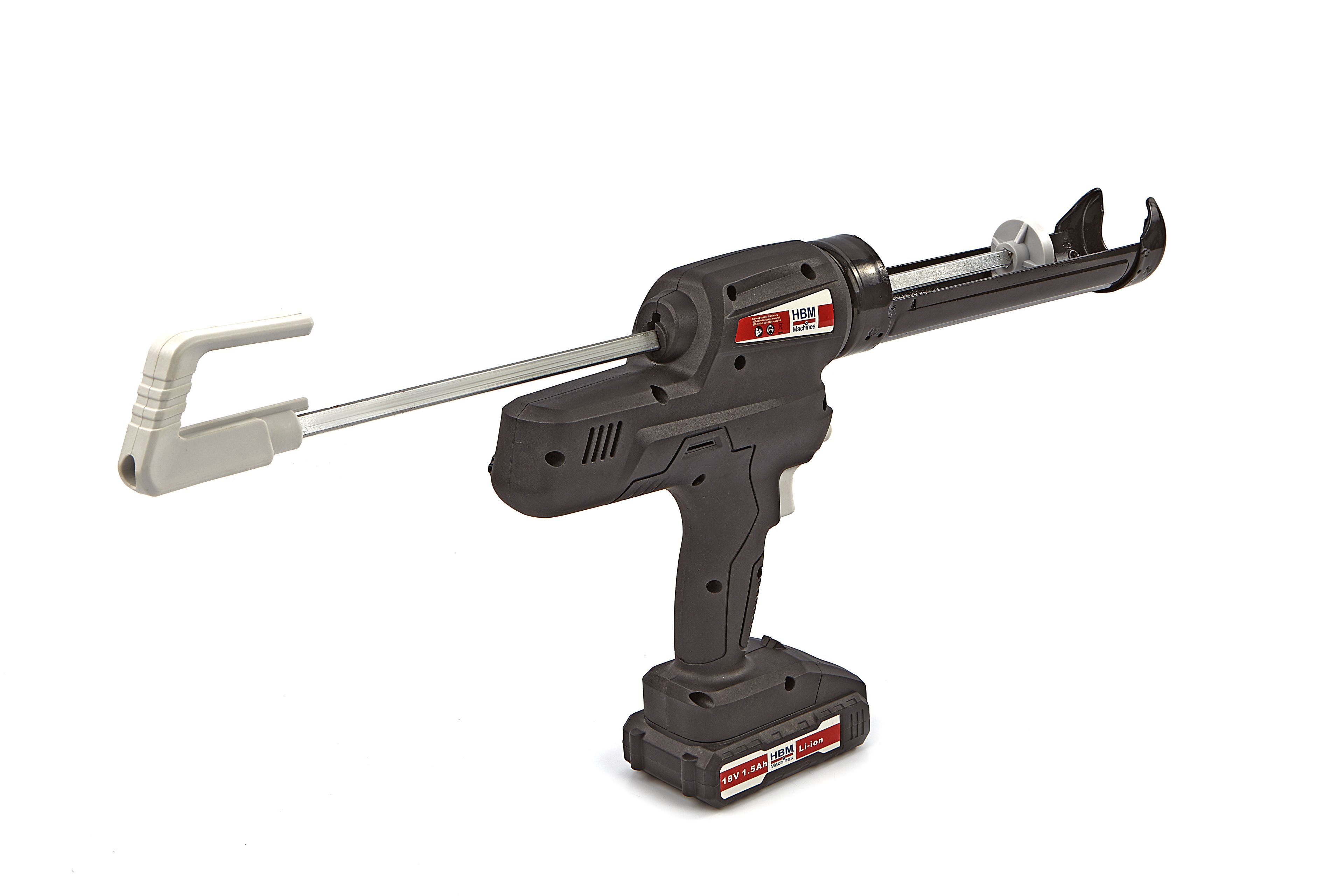 HBM Pistola elettrica per calafataggio completa 18 Volt Image 6
