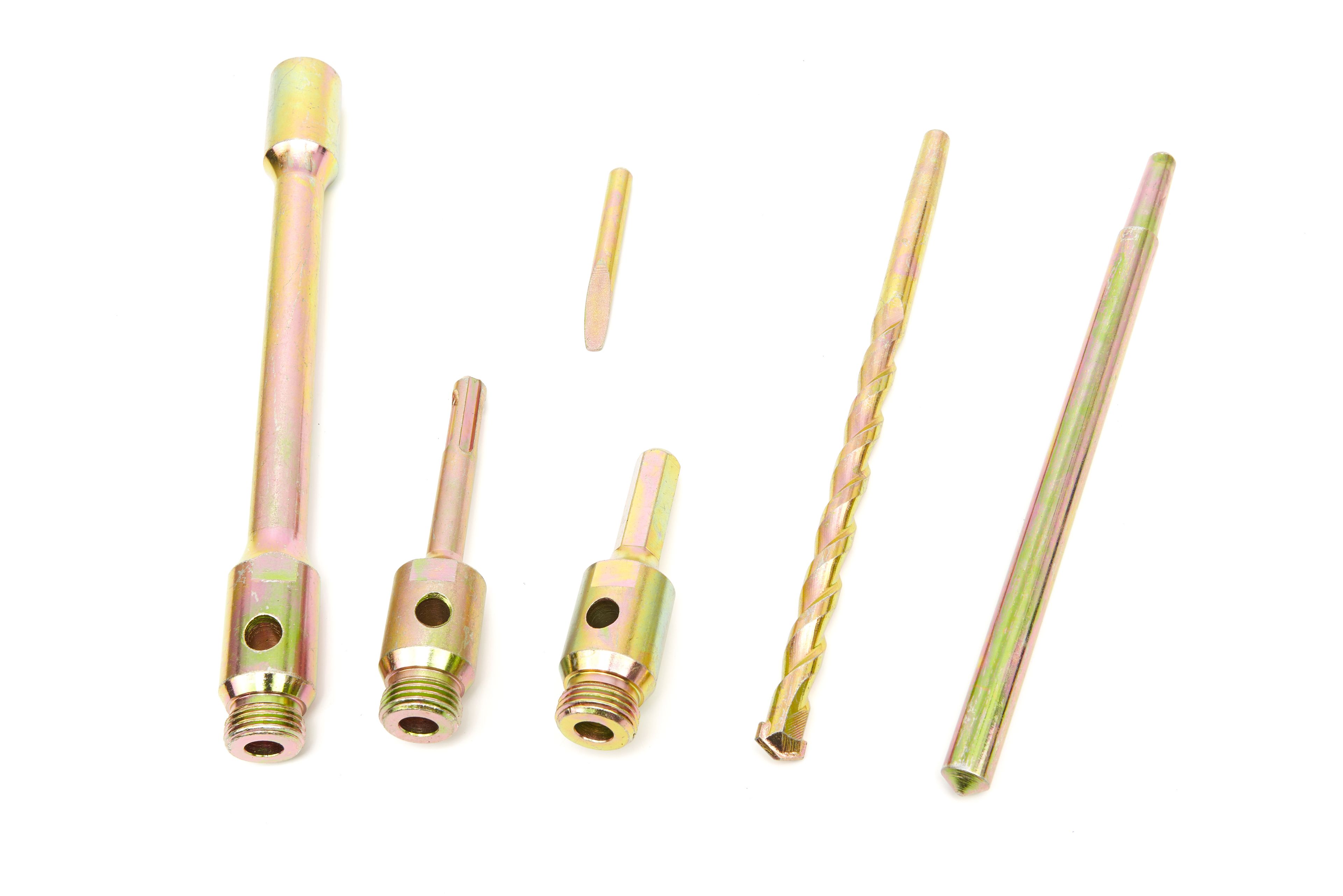 Set di perforazione a diamante professionale HBM da 11 pezzi 38 / 52 / 65 / 117 / 127 mm Image 6