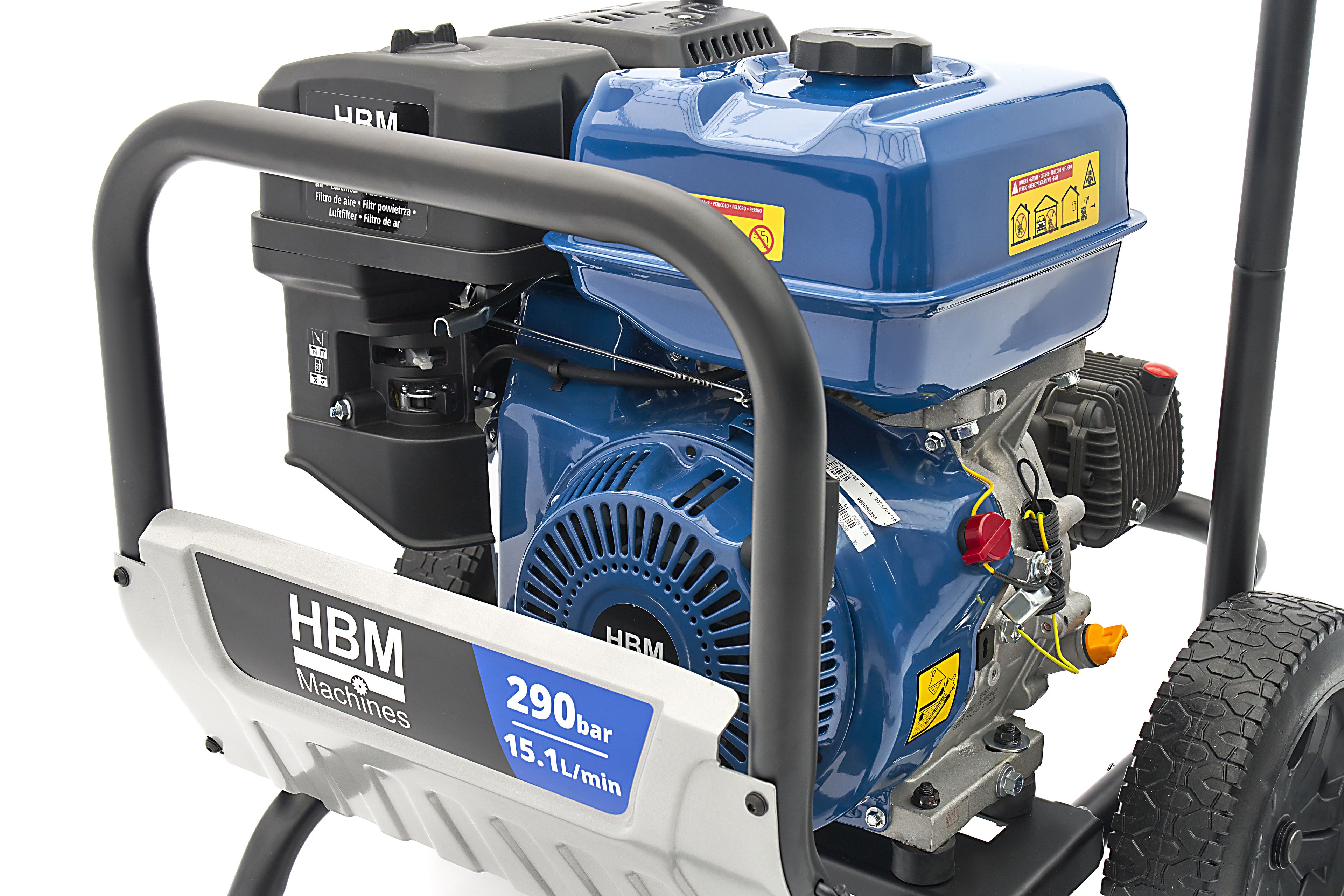 HBM benzine hogedrukreiniger 290 bar 15,1L/min 459cc Image 21