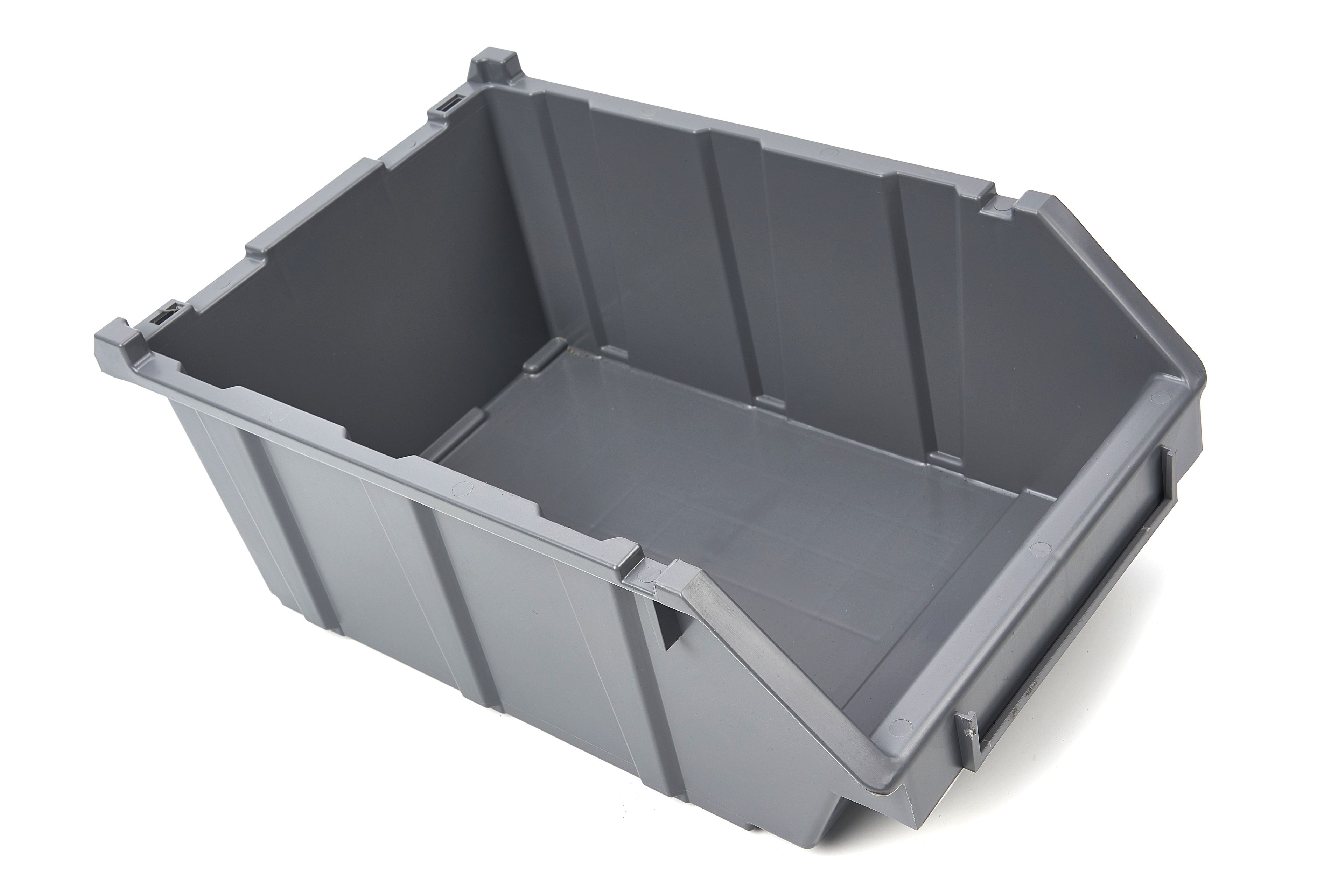HBM Professional Storage Bin, Warehouse Stacking Bin 12 x 15 x 35 cm Image 2