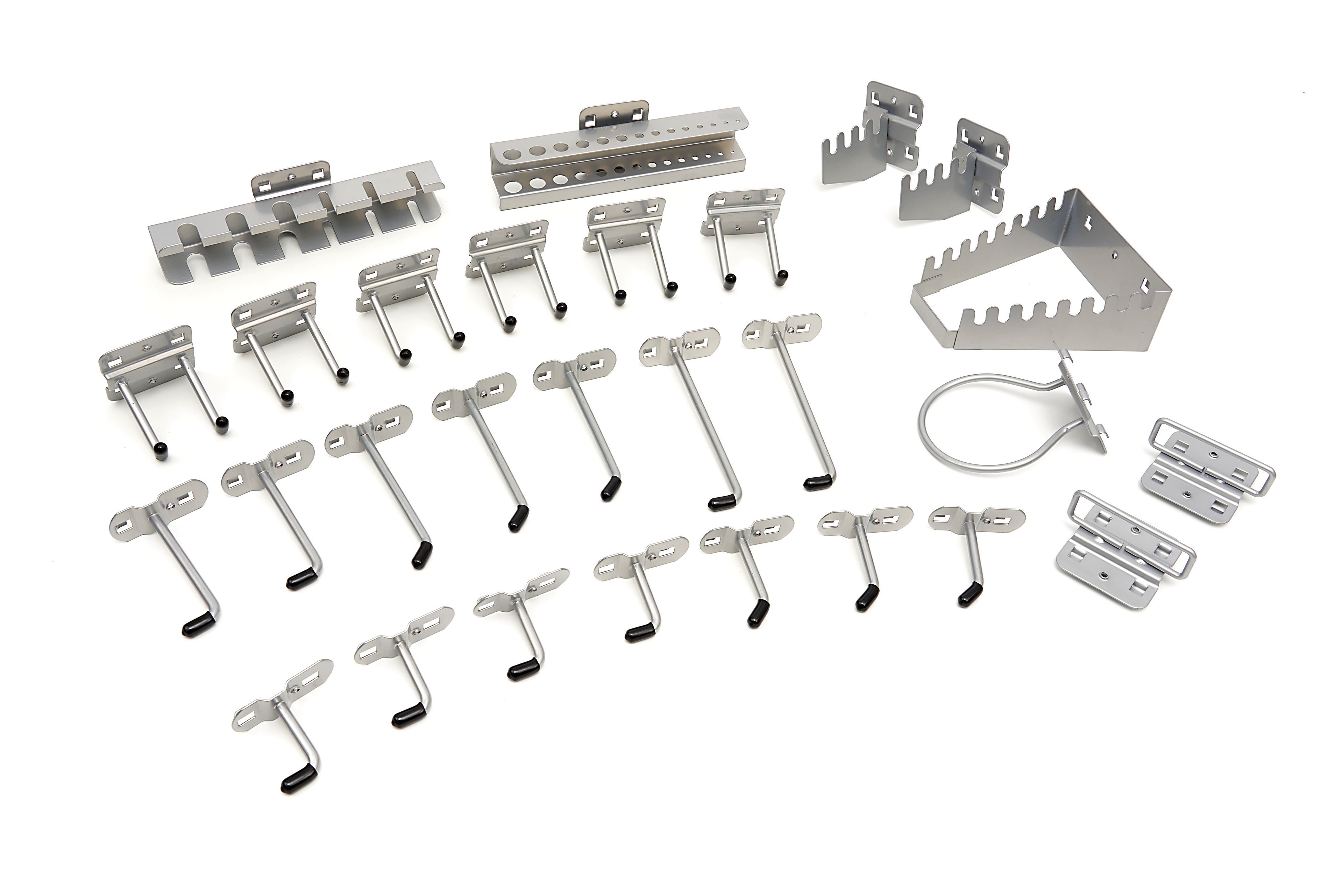 HBM 28 Delige Ophanghaken en Opbergrekken voor HBM Gereedschapswanden en Modulaire Werkplaats Systemen Image 2
