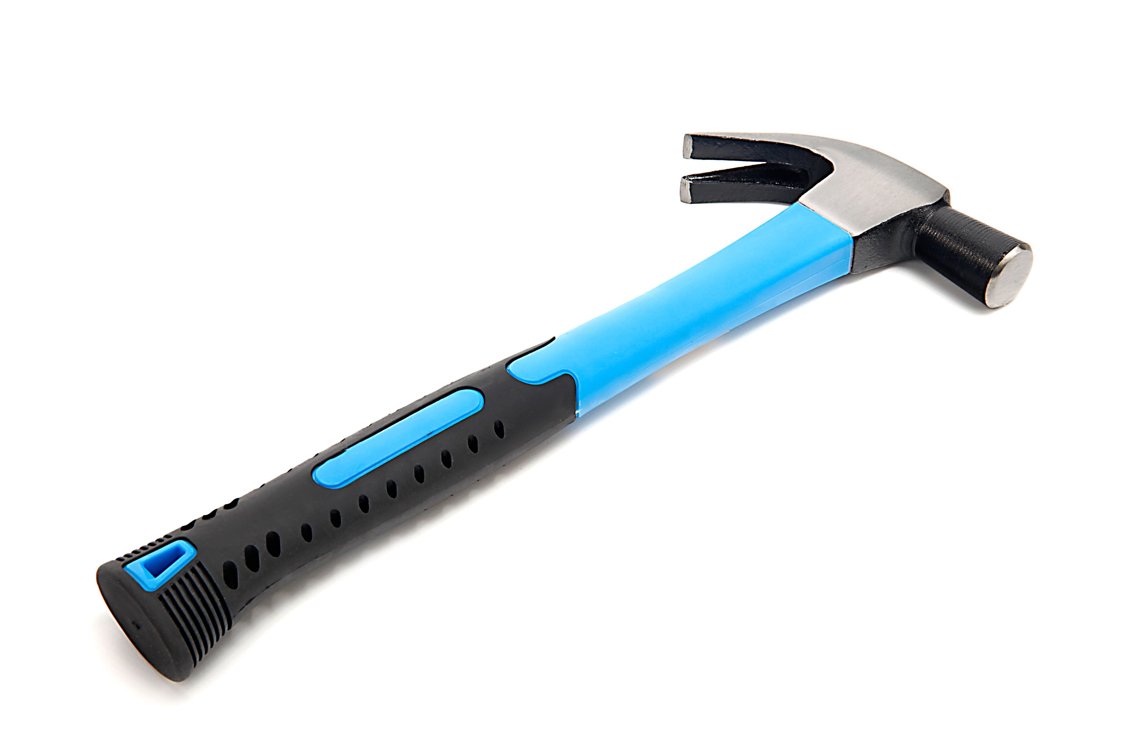 Martillo de garra HBM de 500 gramos con mango de fibra de vidrio antideslizante Image 4