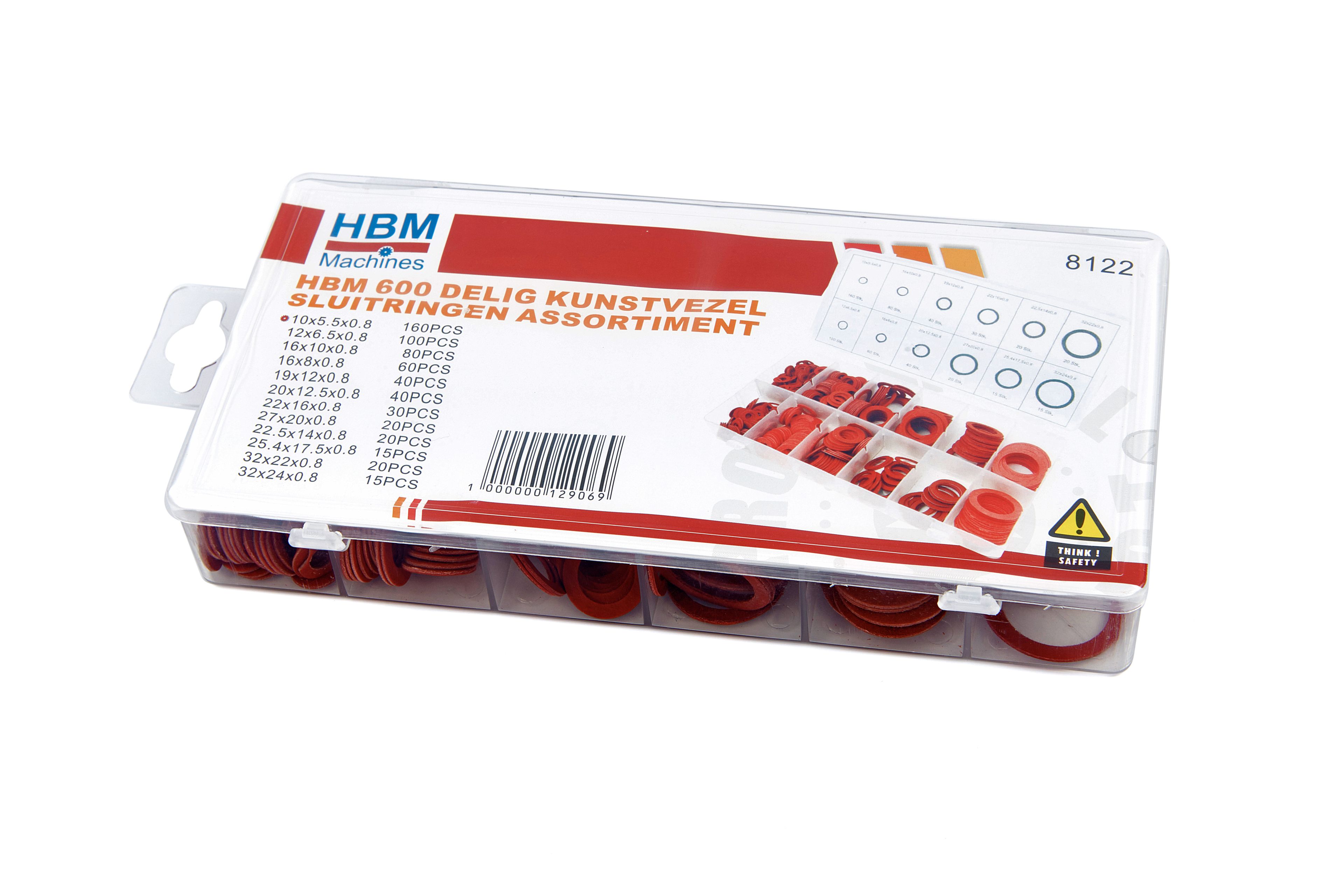 HBM Assortiment de 600 rondelles pour fibres optiques Image 3