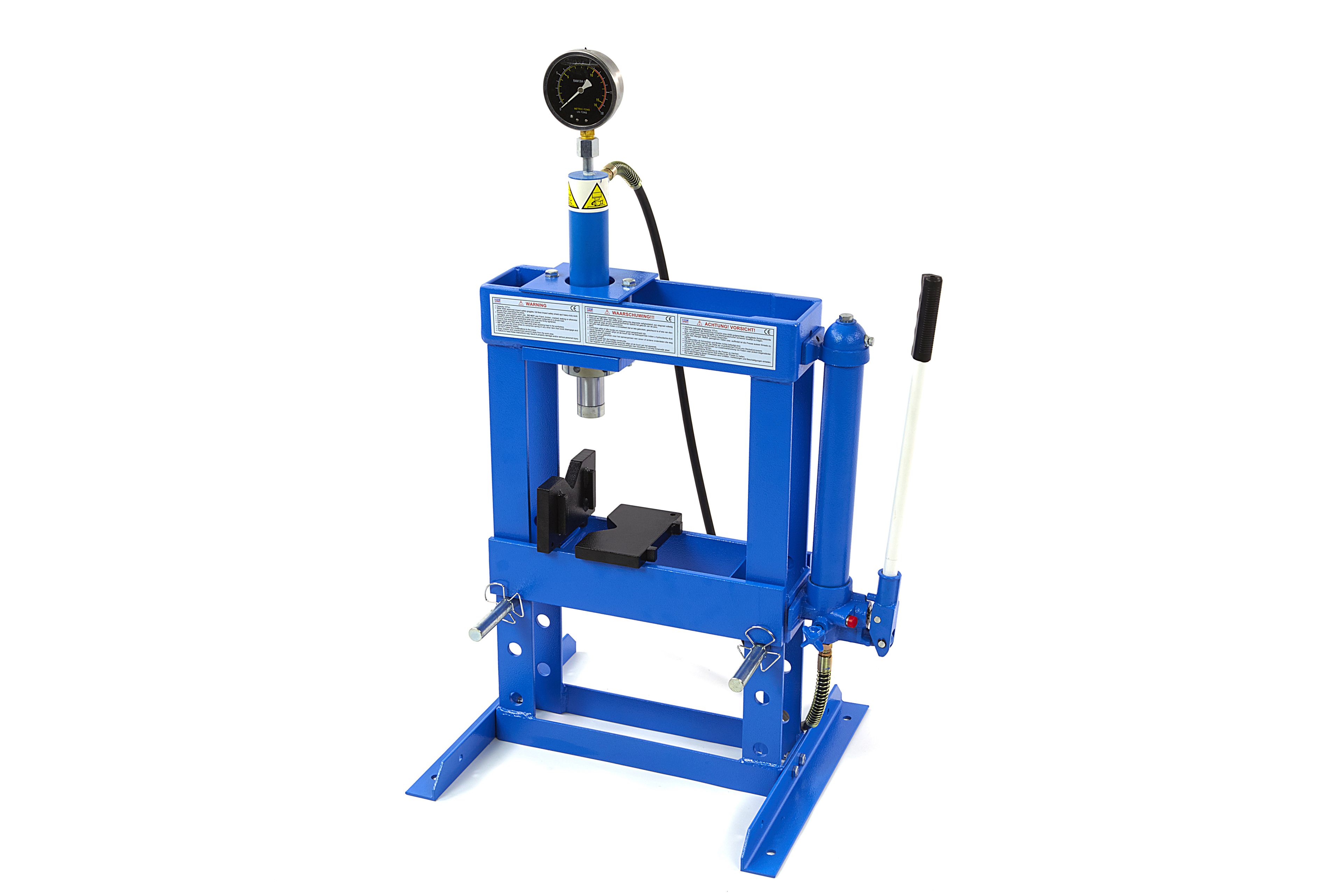 Prensa hidráulica de taller HBM de 10 toneladas / prensa de marco Image 2