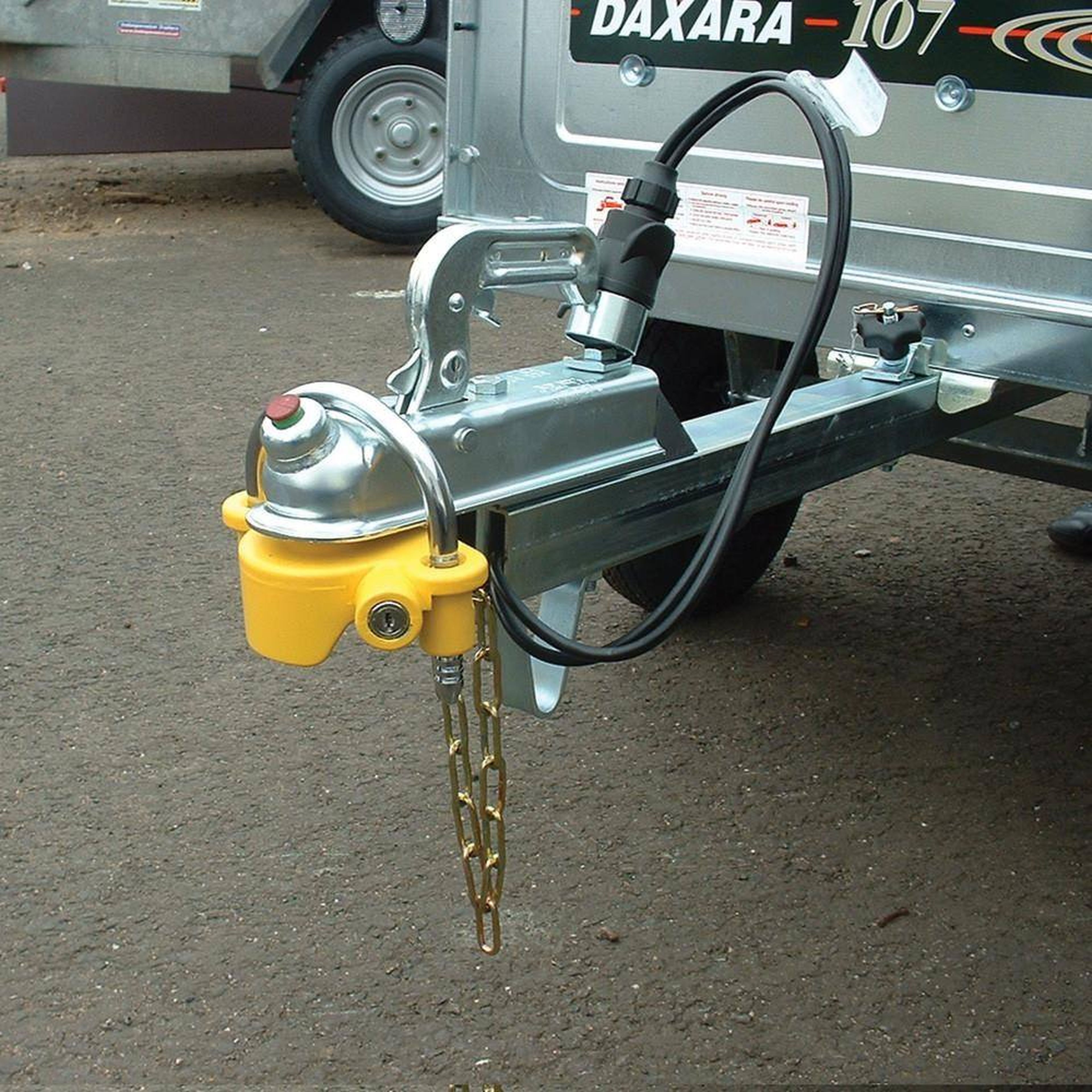 HBM Serrure de remorque avec cylindre 50 mm Image 3