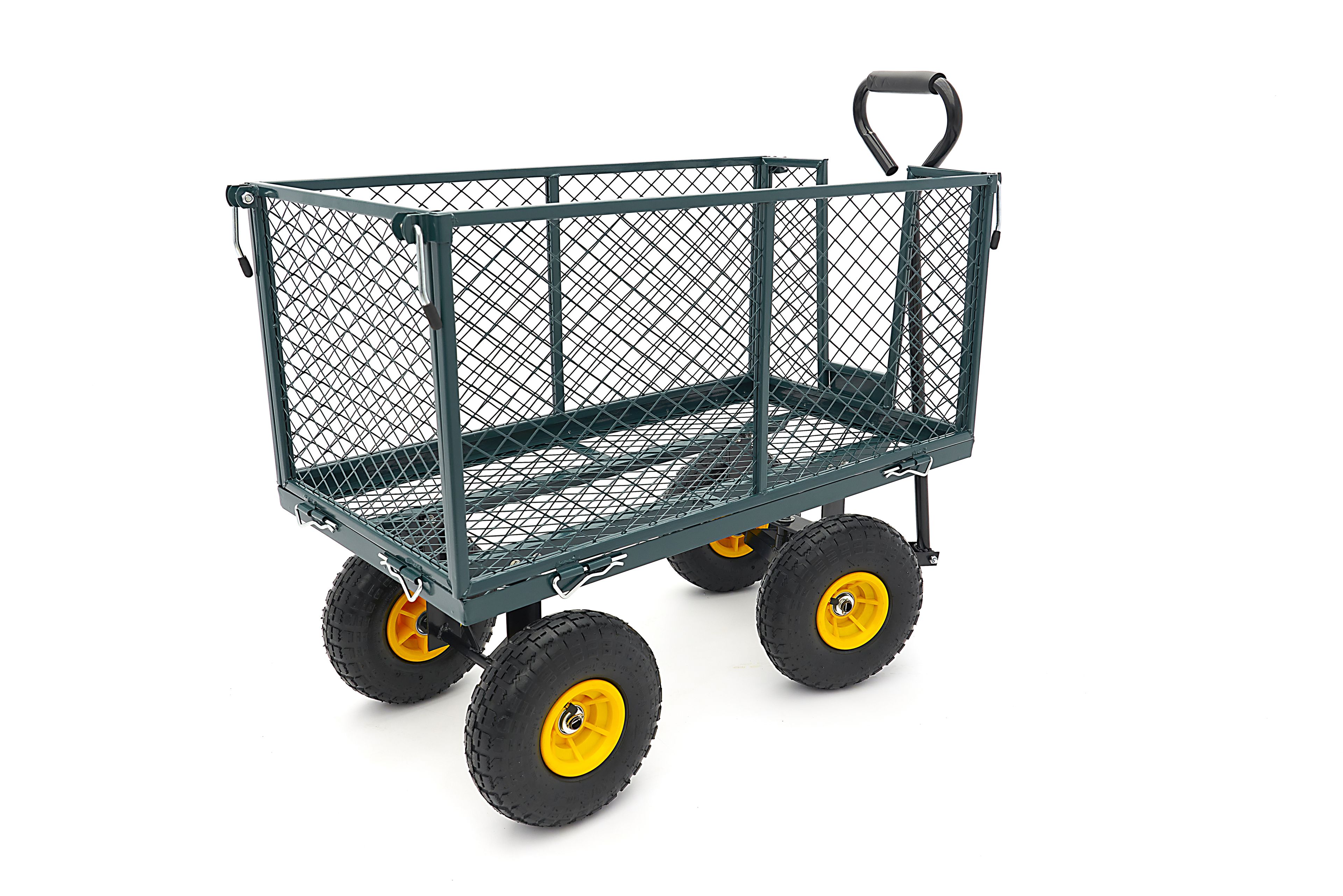 HBM 100 Kg Trolley, Bollard Trolley, Garden Cart With 86 x 46 x 38 cm Cargo Box Includes Canvas Bag Image 6