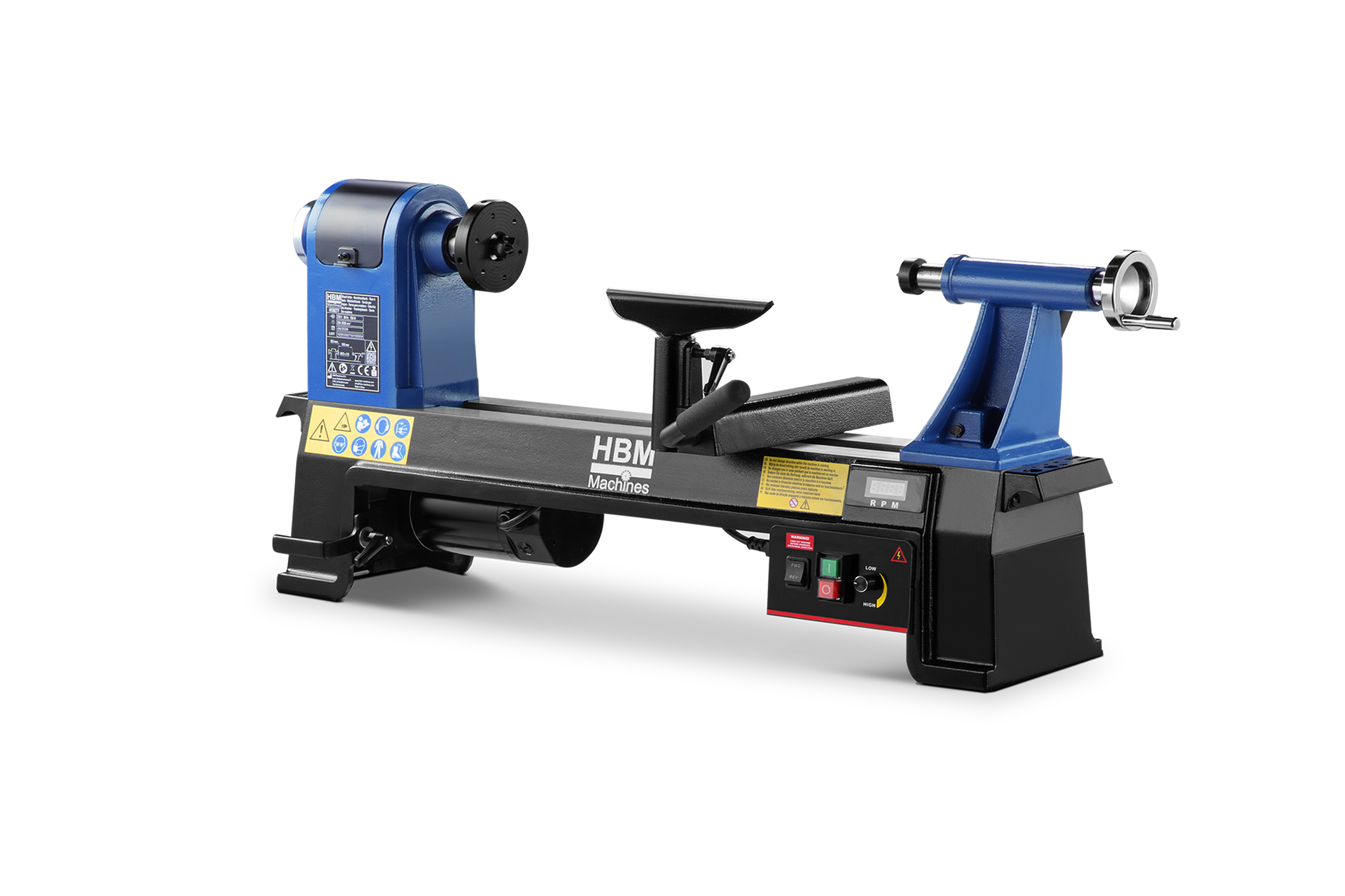 HBM variabele houtdraaibank 510 x 355 mm
