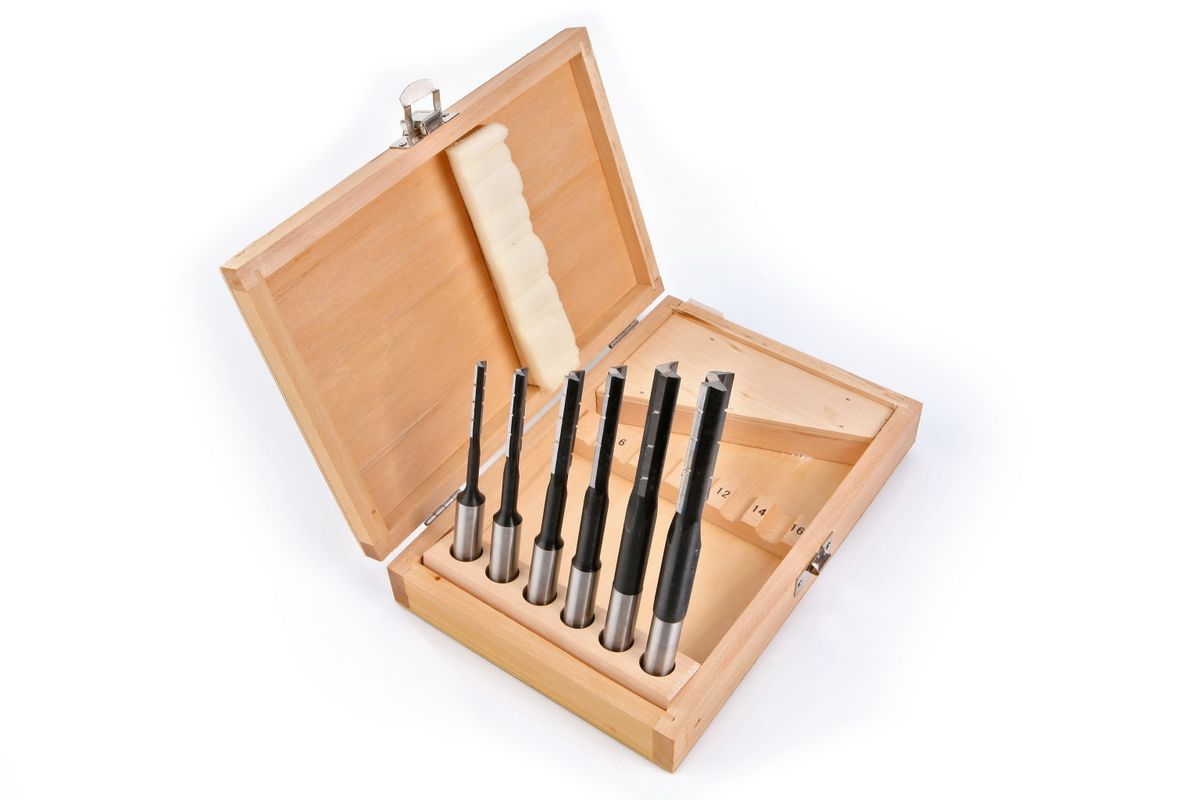 HBM 6-teiliges Langlochbohrer-Set links