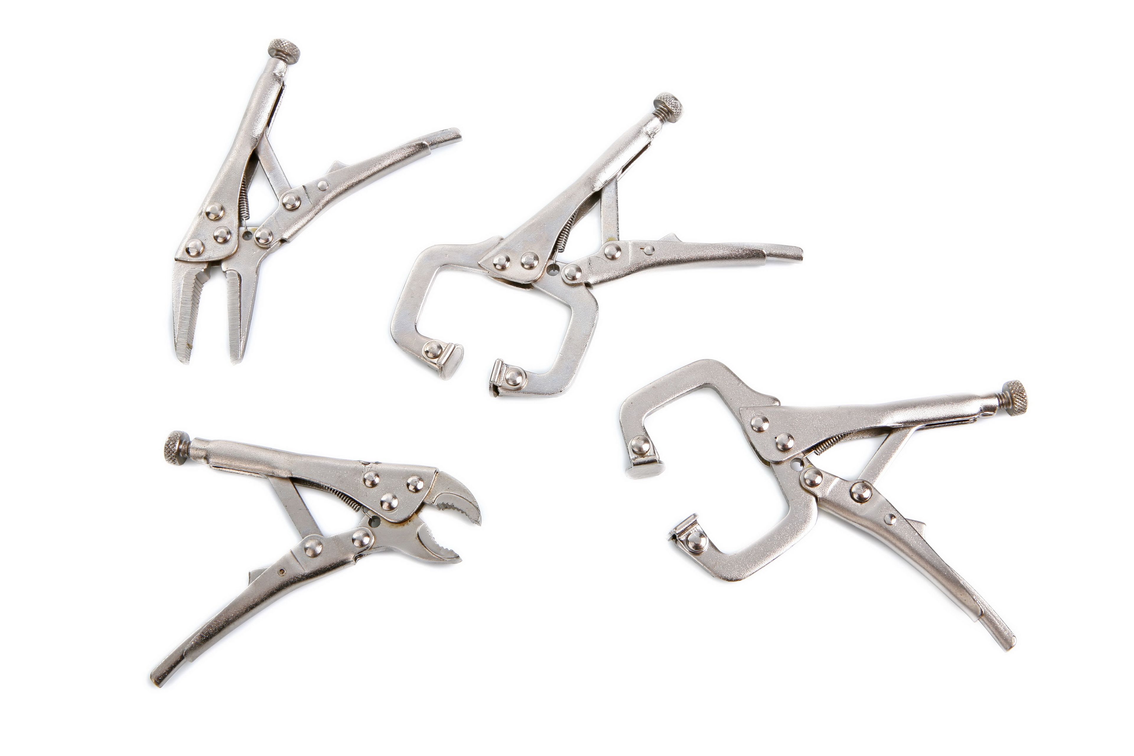 Conjunto de alicates de agarre de 4 piezas HBM