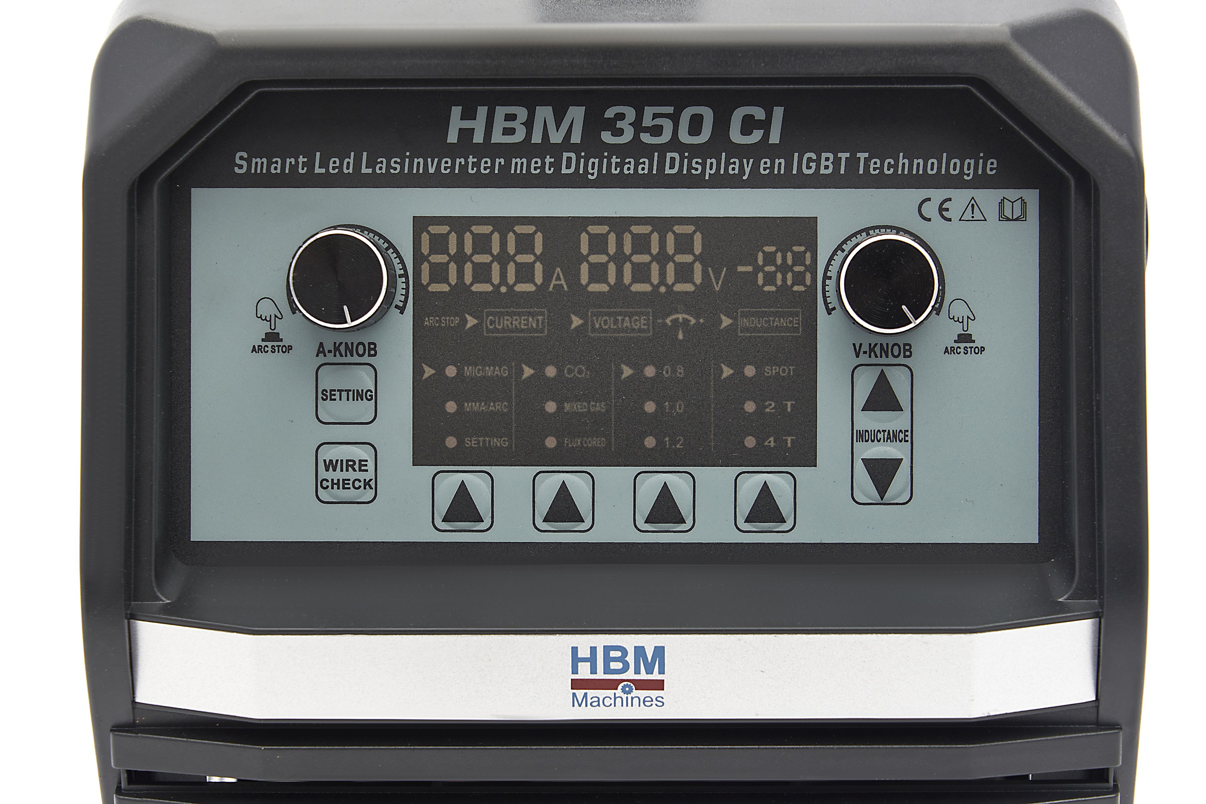 HBM 350 CI Smart Led Lasinverter con Display Digitale e Tecnologia IGBT 400 volt – Nero Image 19