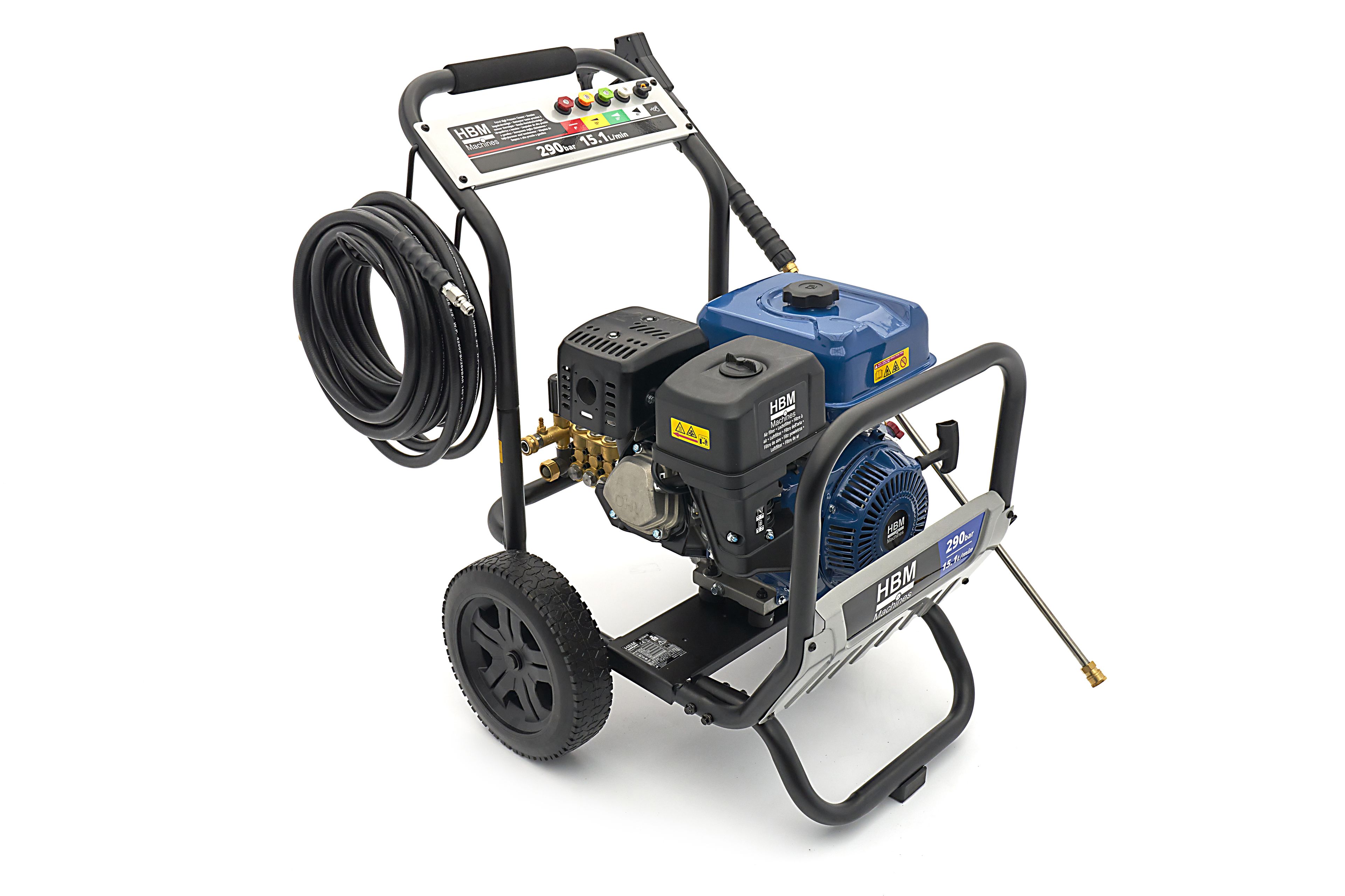 HBM benzine hogedrukreiniger 290 bar 15,1L/min 459cc Image 10