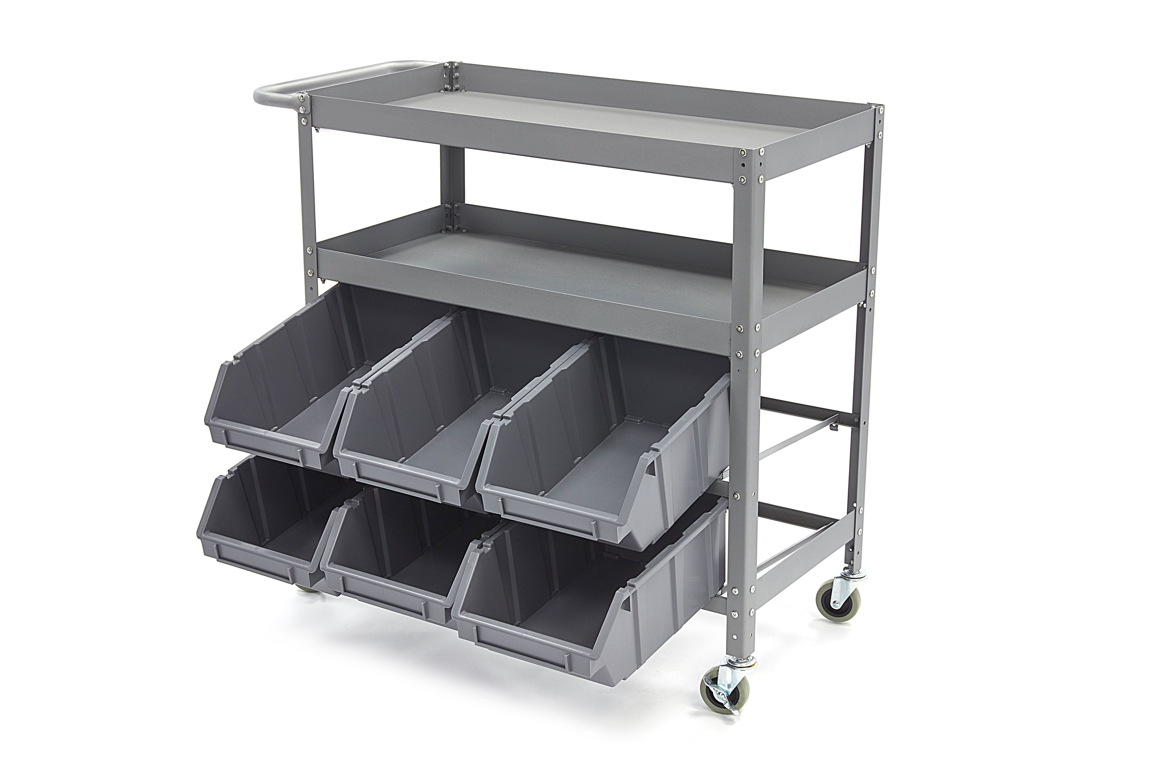 HBM Universele Gereedschapswagen Met 6 Opbergbakken Image 10