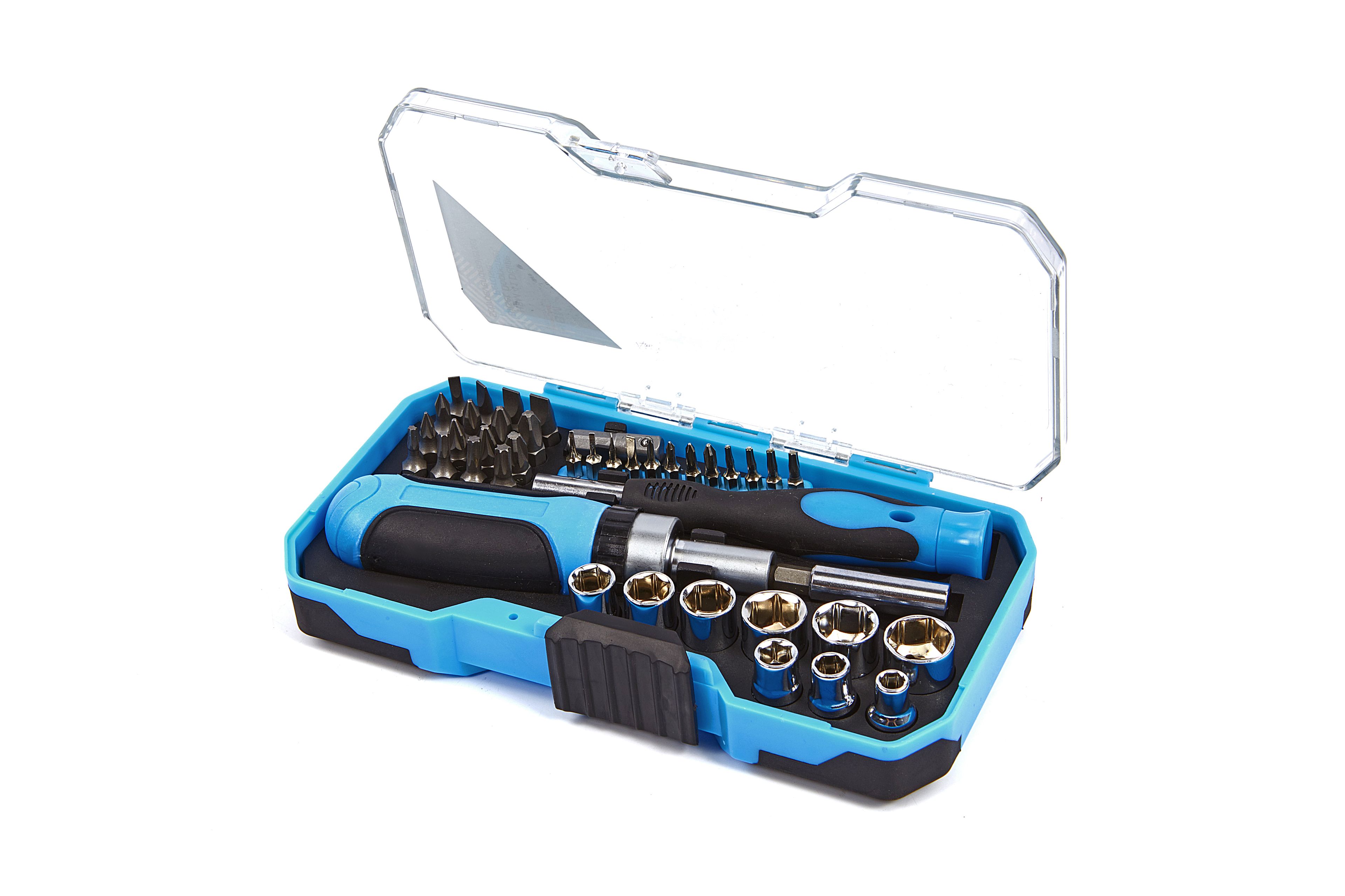 Conjunto de bits HBM de 41 piezas, conjunto de vasos, conjunto de destornilladores de precisión Image 2