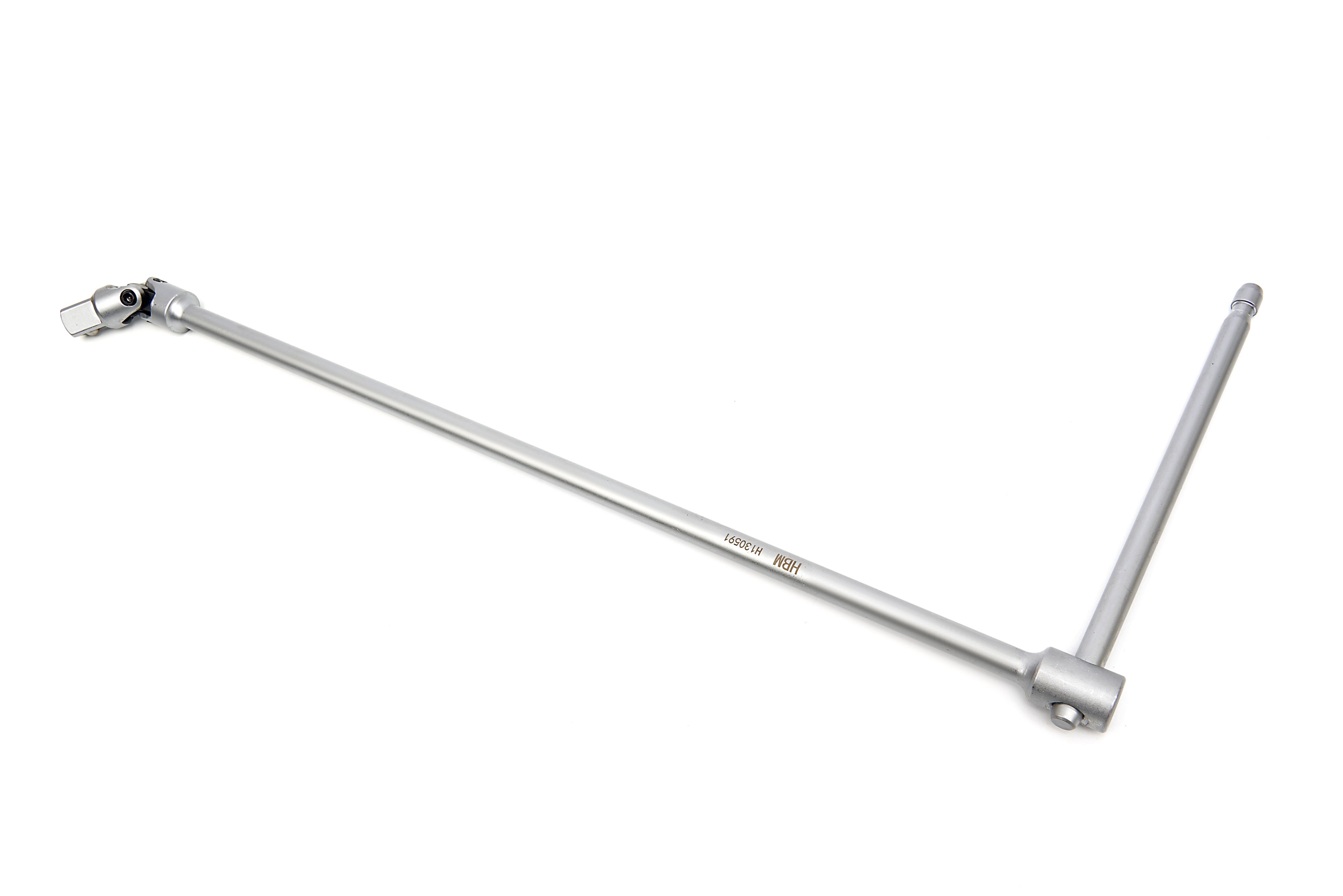 Clé en T extra longue HBM avec joint de cardan 400 mm 1/2 pouce Image 3