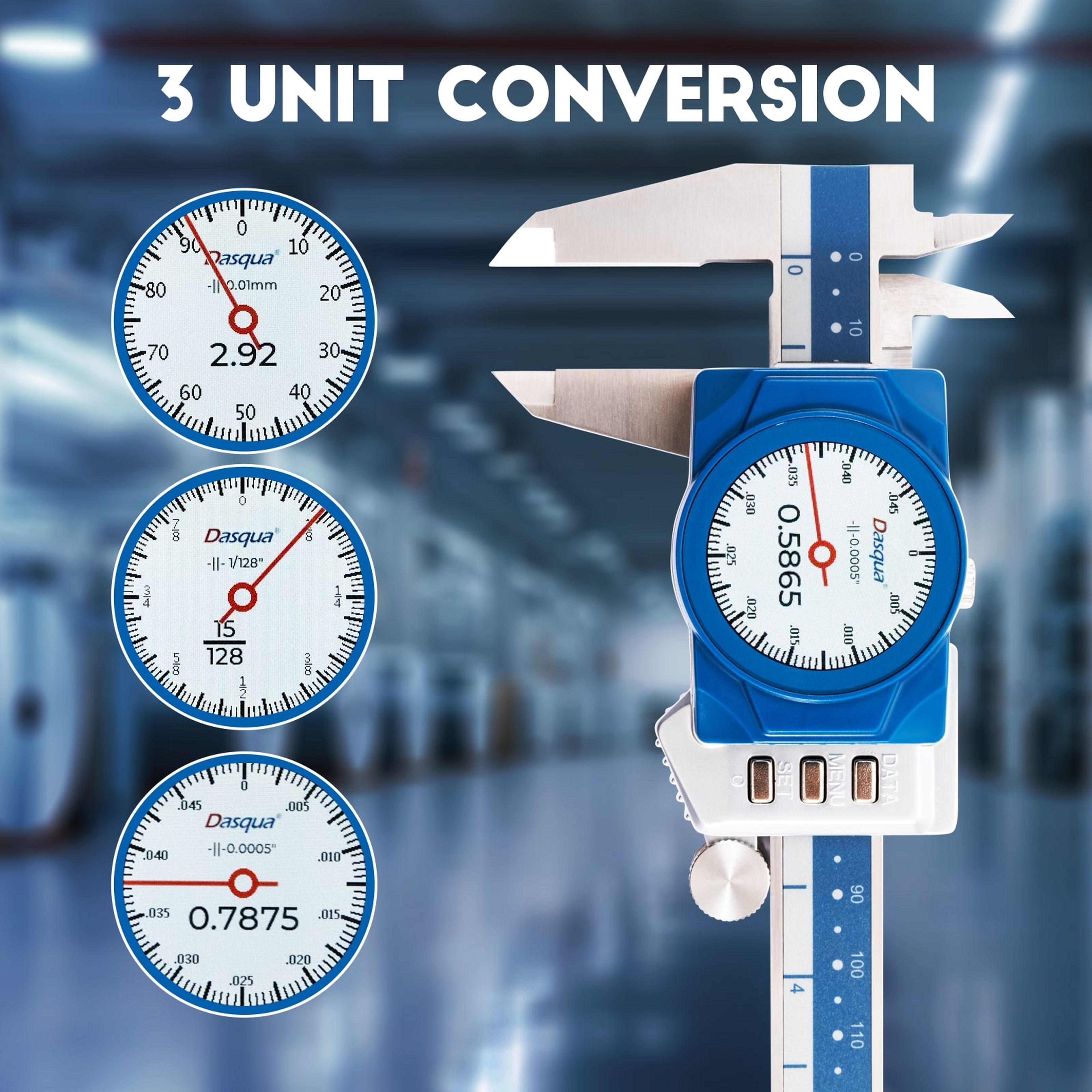 Calibro digitale combinato Dasqua 3004-0010 Image 10