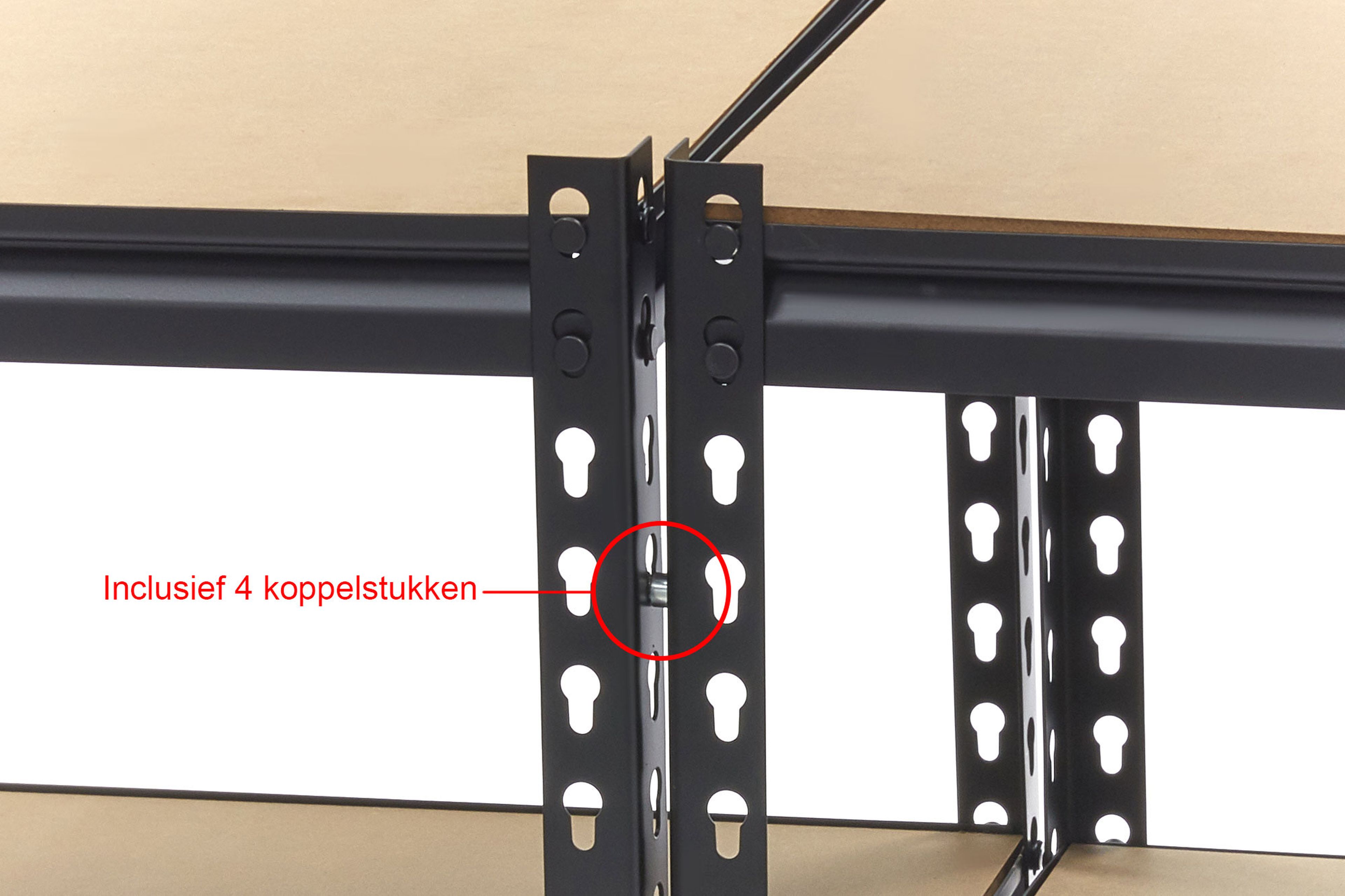 HBM estantería extra ancha 5 x 60 kg, 2 piezas Image 6