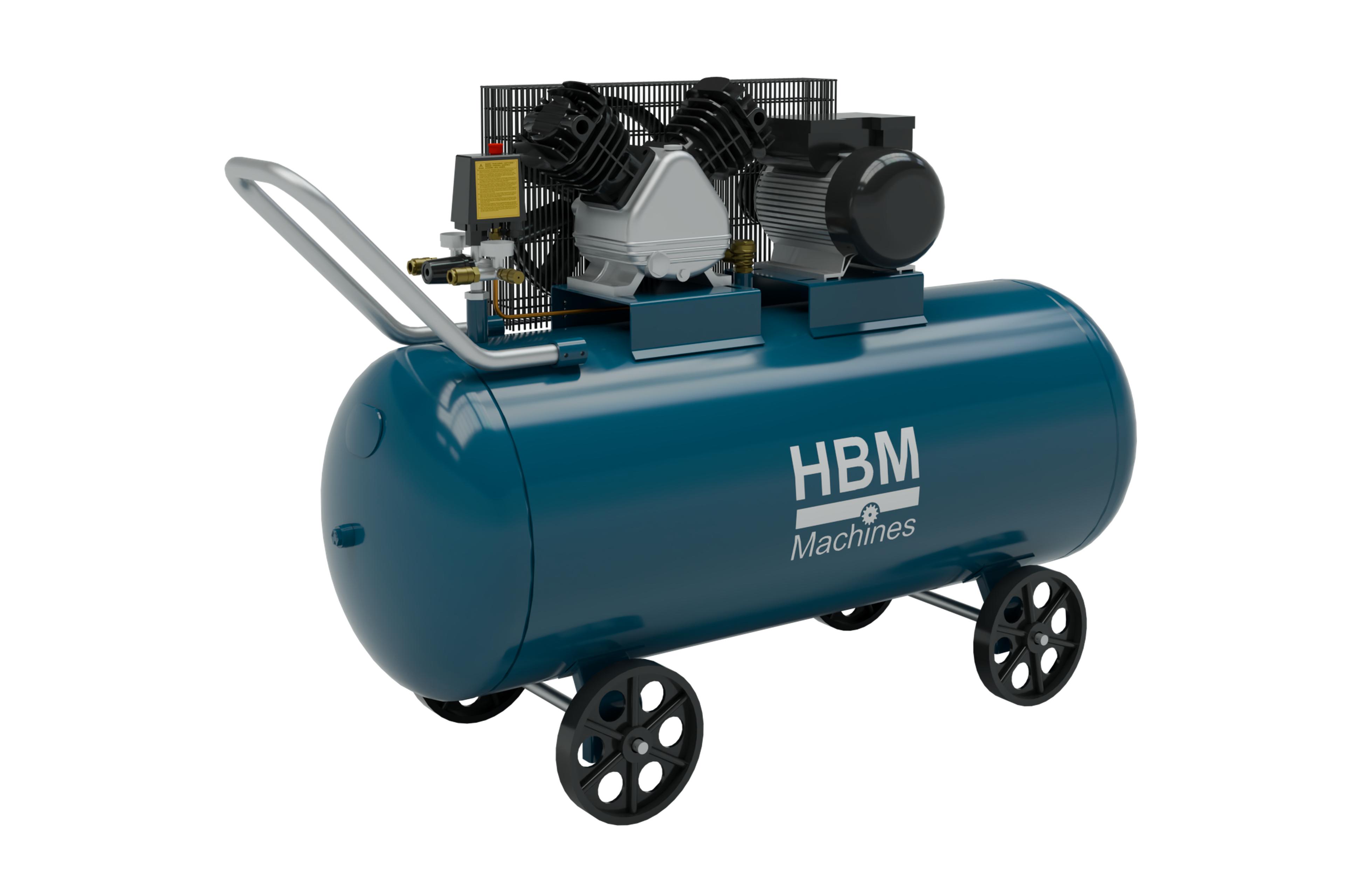 HBM snaaraangedreven compressor 200 liter Image 4