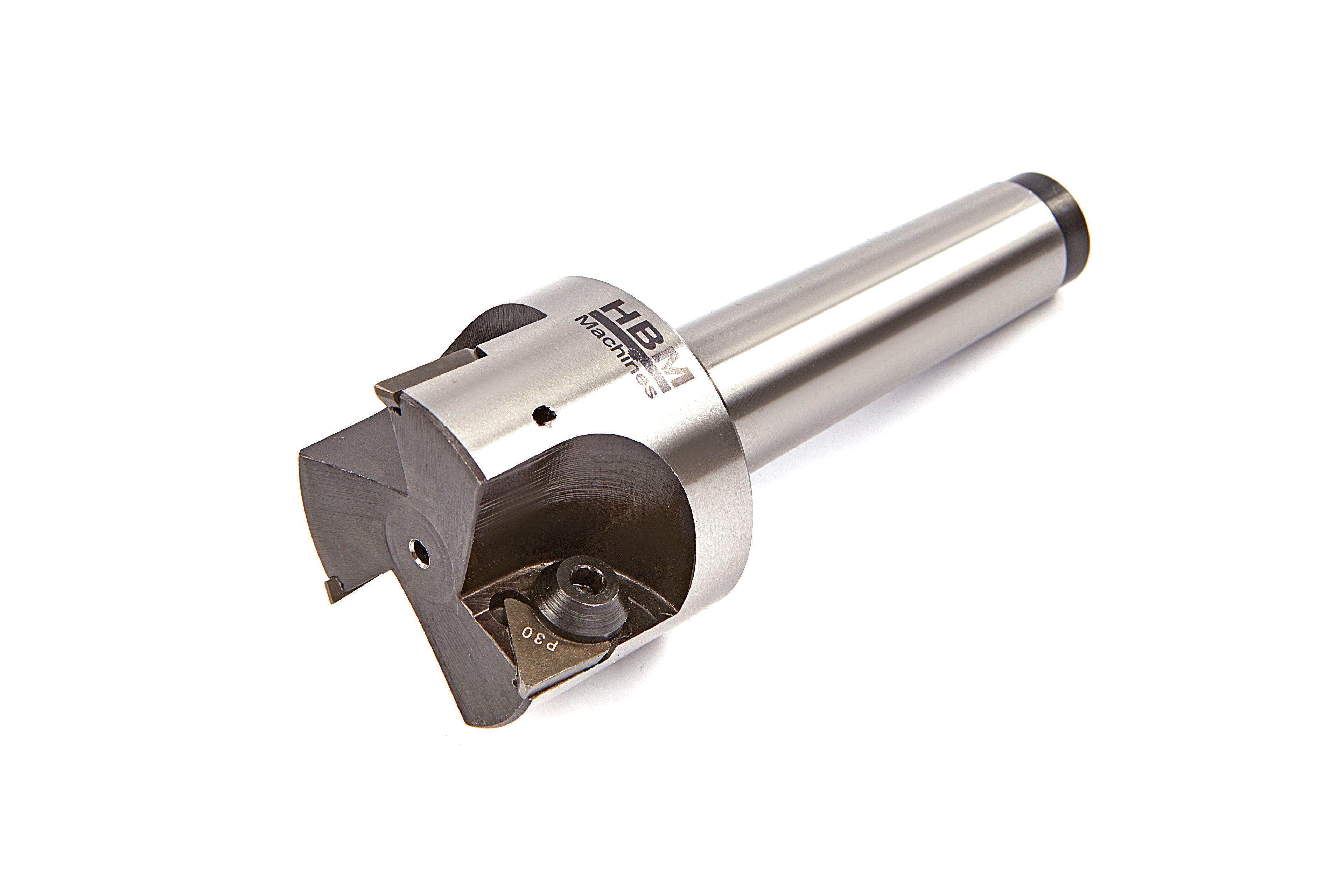 HBM Planfräser mit HM-Wendeschneidplatten