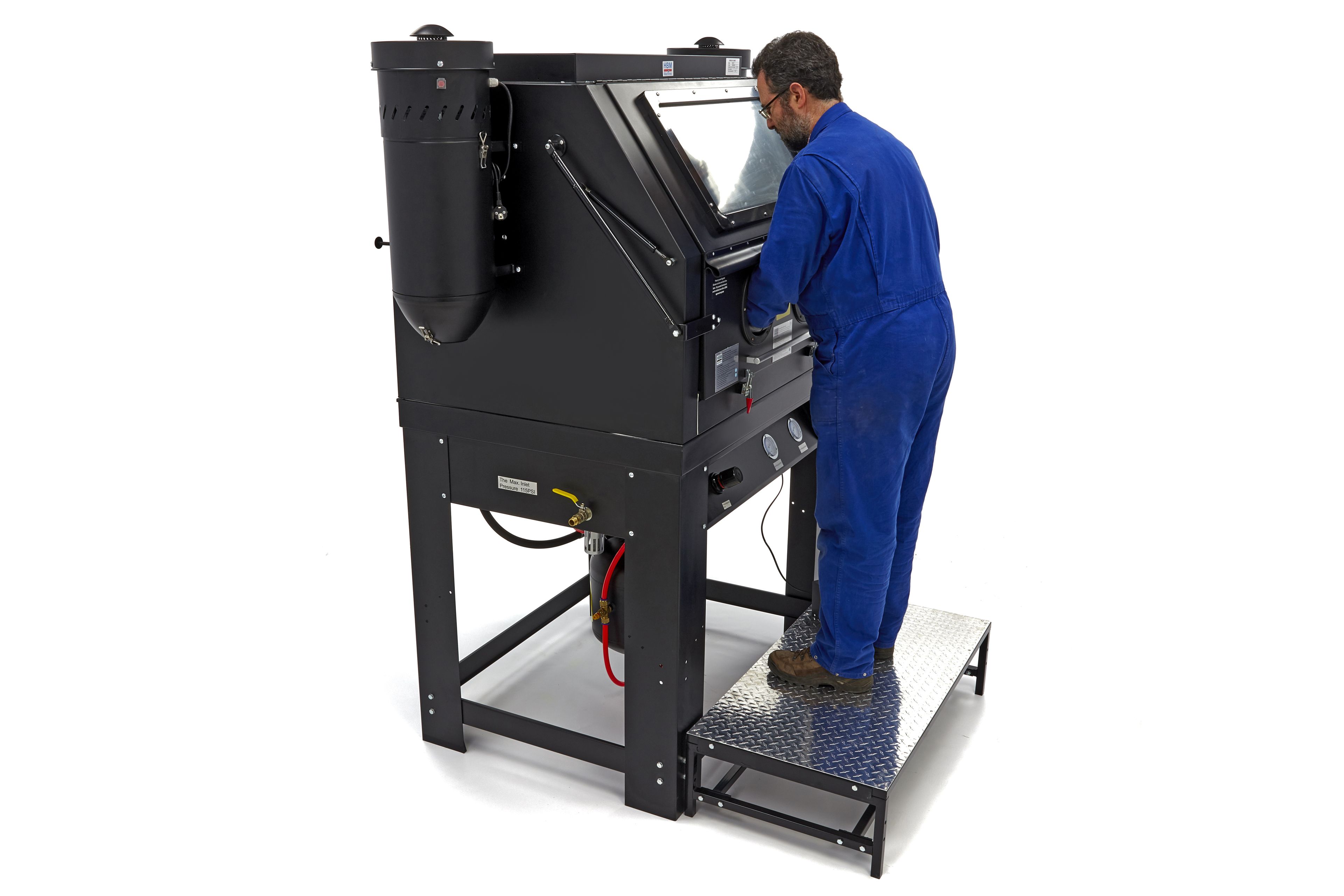 HBM SBC 990 Hochdruck Strahlkabine mit 2 Absaugungen Image 21