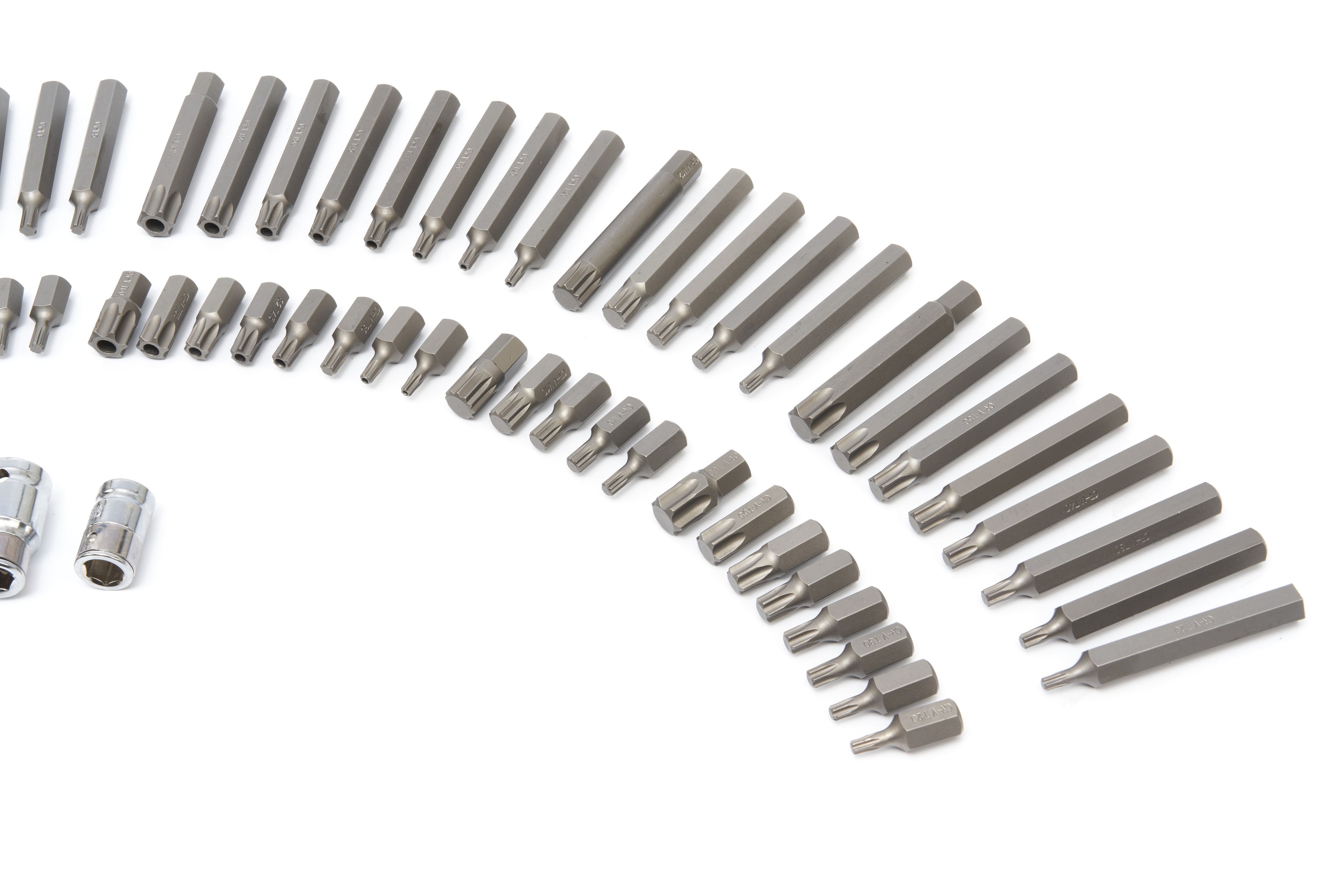 HBM Juego de vasos Hex, Torx, Spline y Ribe de 75 piezas Image 8