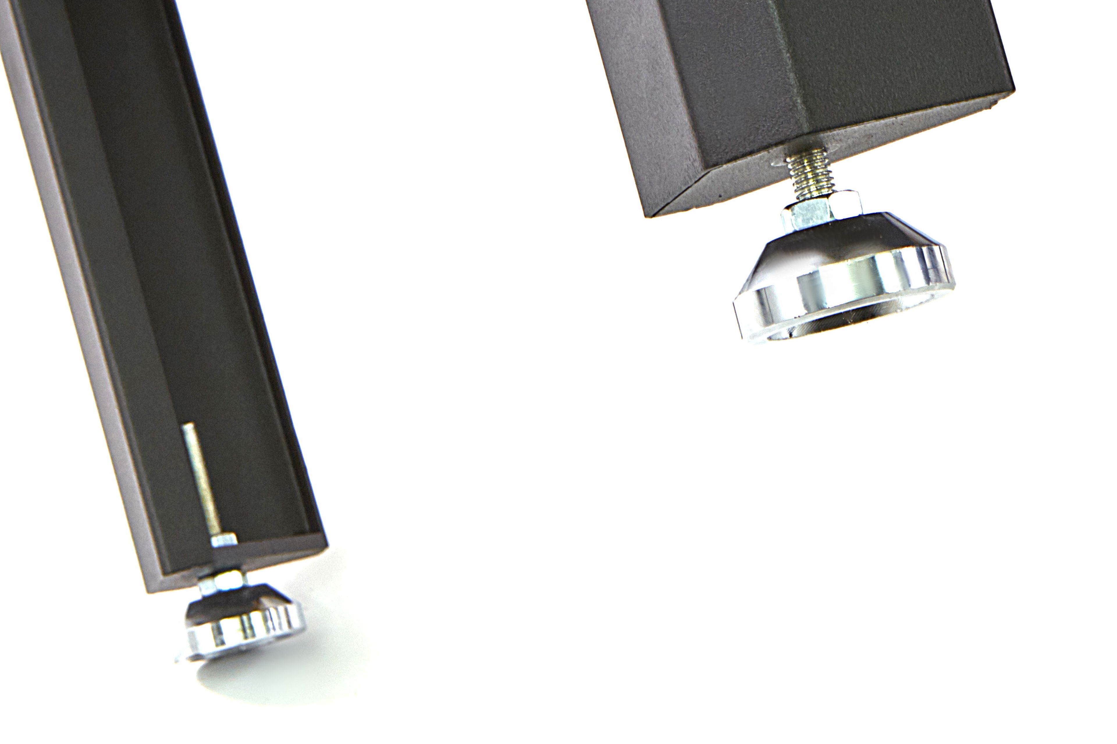 HBM werkbank 155 cm met 5 laden, houten werkblad, zwart Image 8