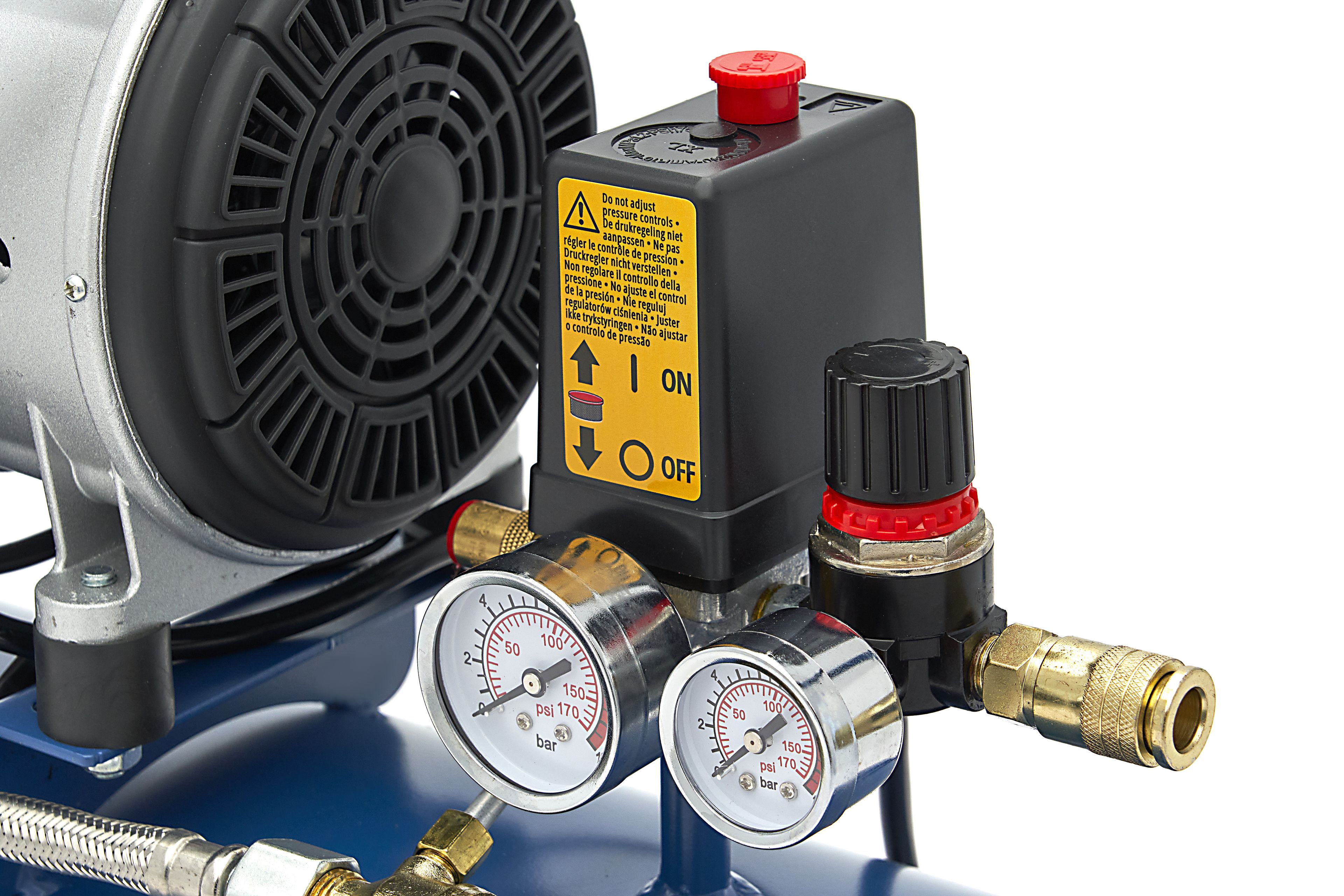 HBM low-noise olie vrije compressor 50 liter Image 10