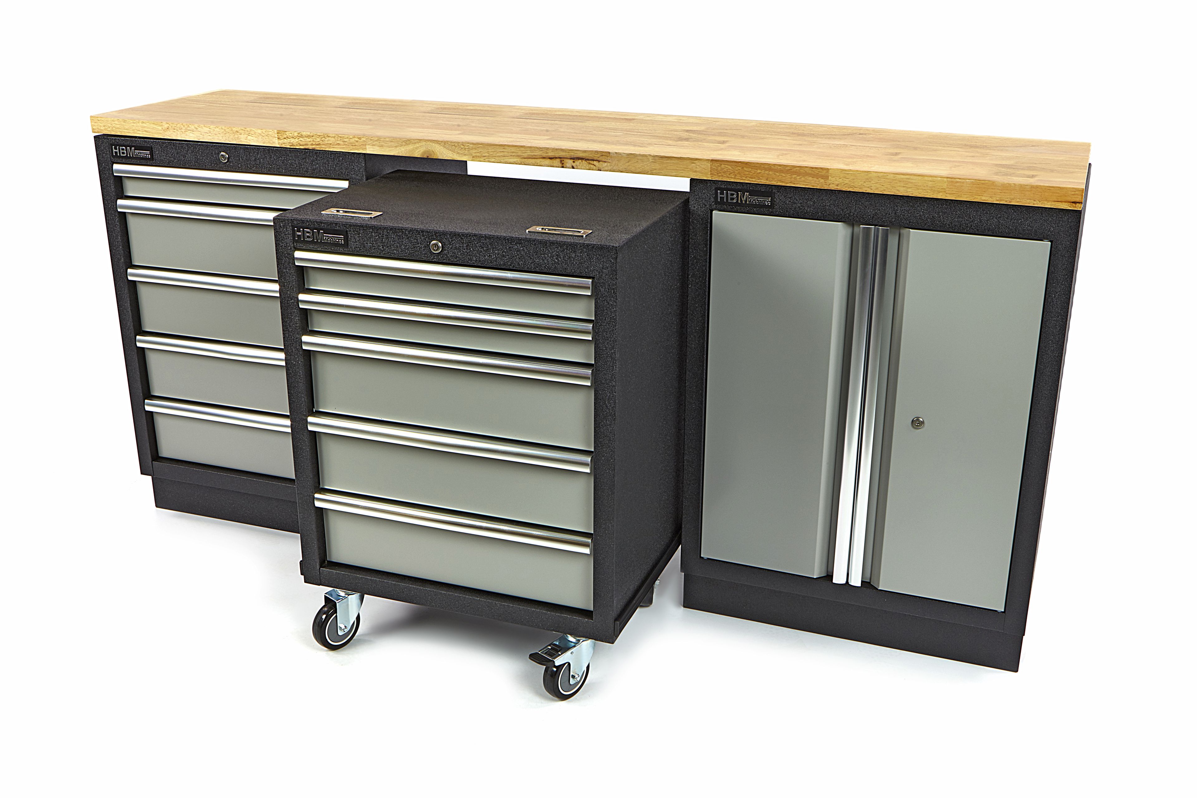 HBM 5-Schubladen-Profi-Werkzeugwagen für Werkstattausrüstung Image 8