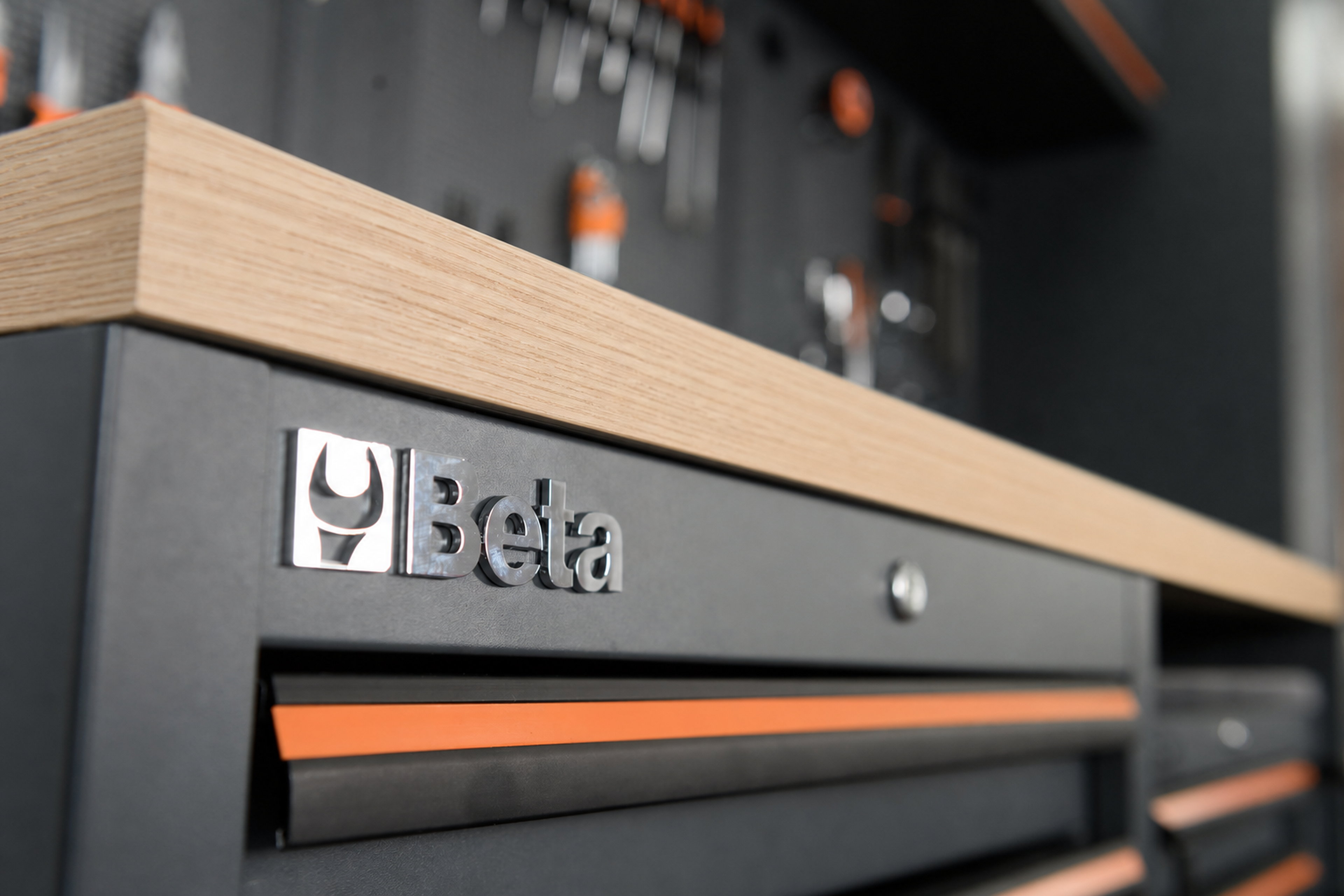 Beta werkplaatssysteem C45PRO 2.0, houten blad, inclusief 268-delig gereedschapset Image 3