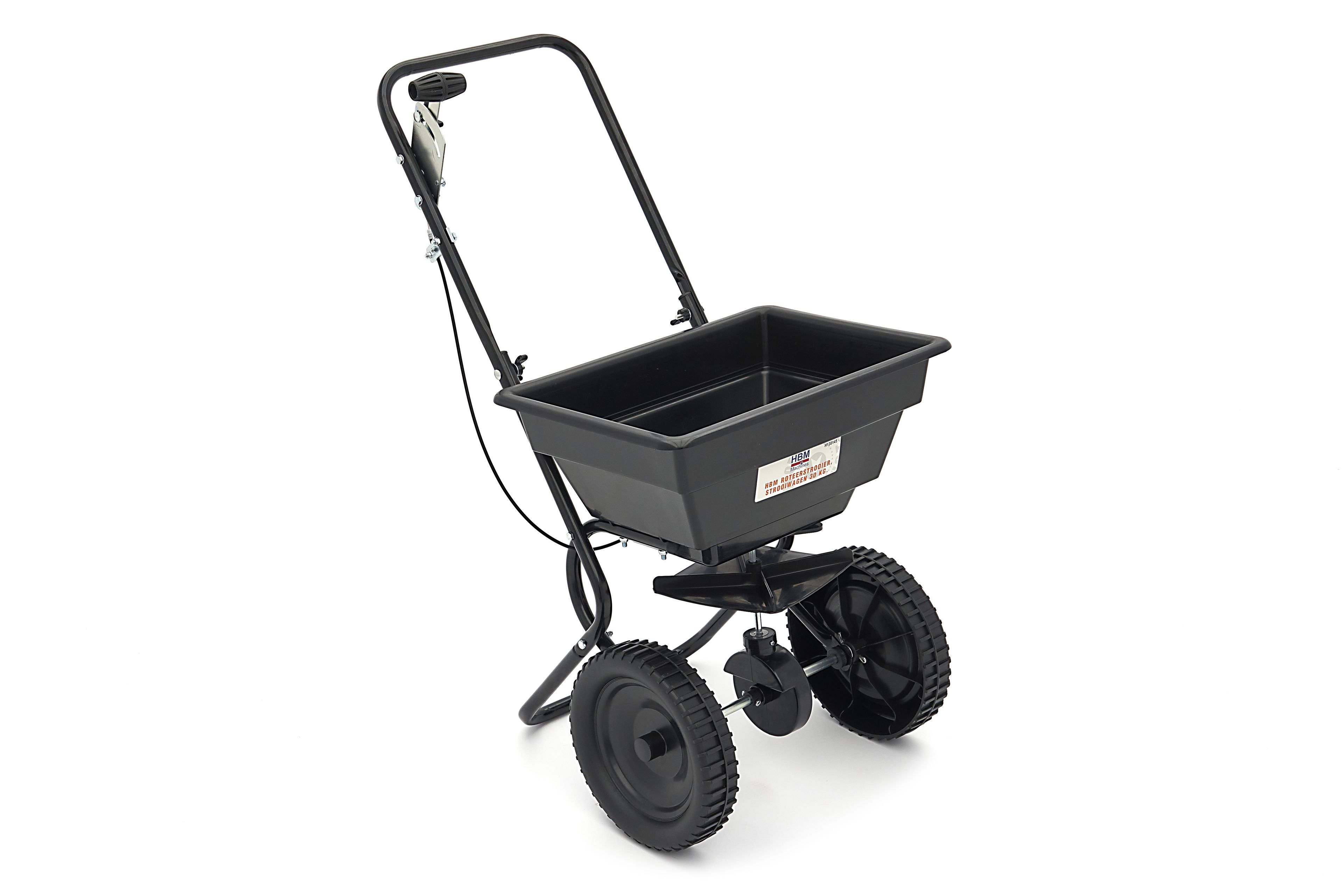 Epandeur rotatif HBM, chariot d'épandage 30 Kg. Image 3
