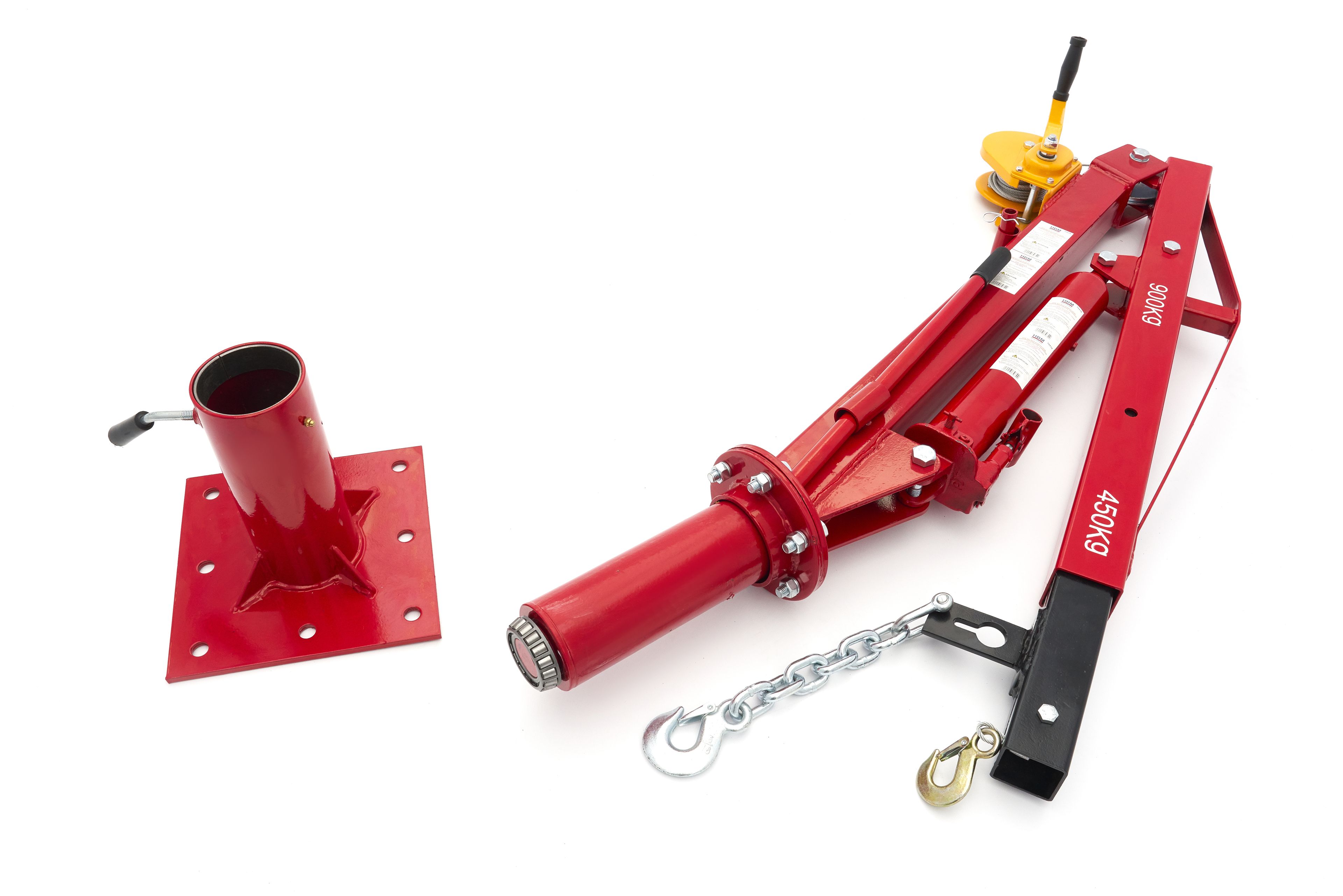 HBM Gru idraulica per rimorchio da 900 chilogrammi, gru di carico Image 17