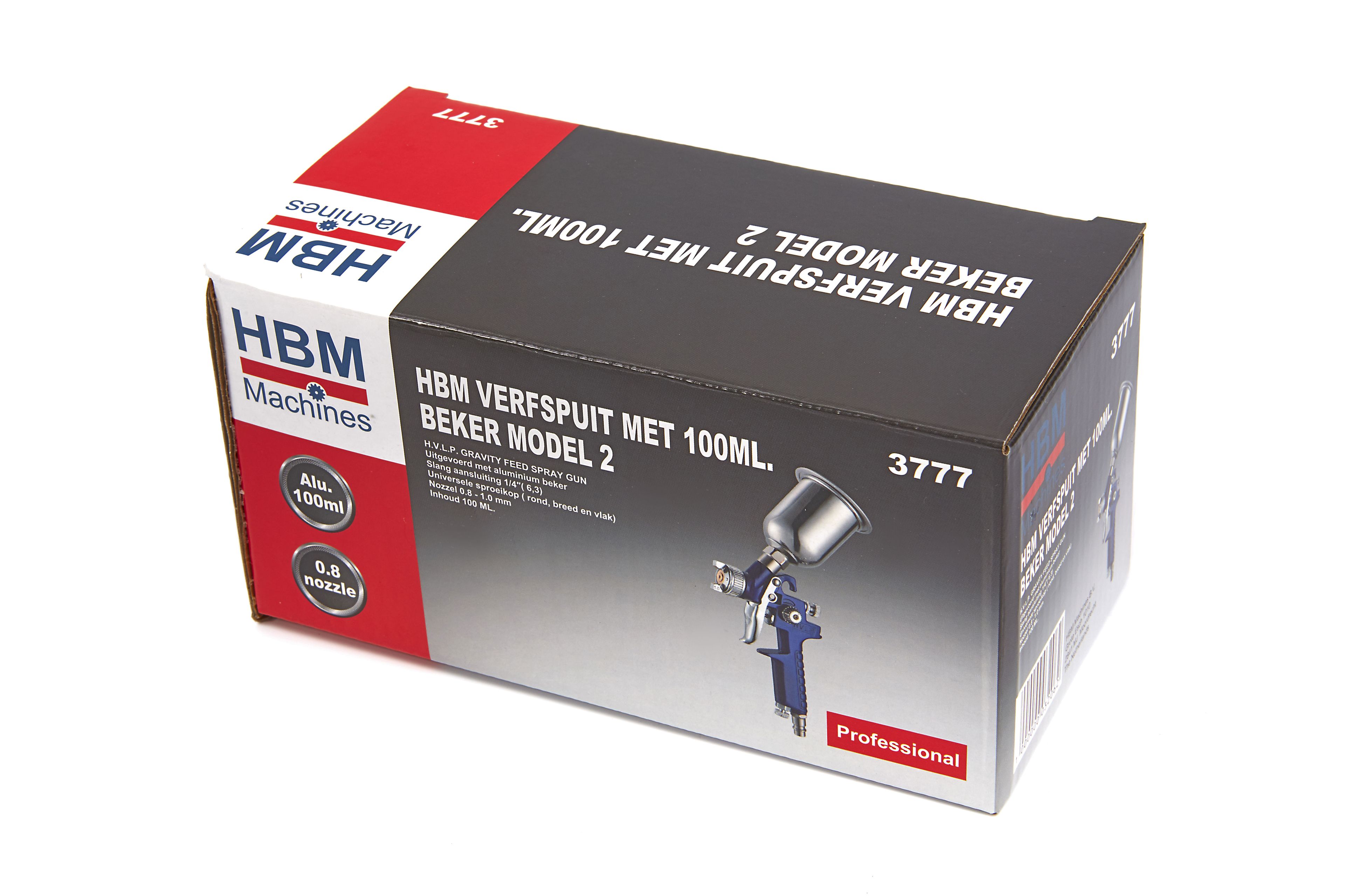 HBM Verfspuit met 100 ml Beker Model 2 Image 6