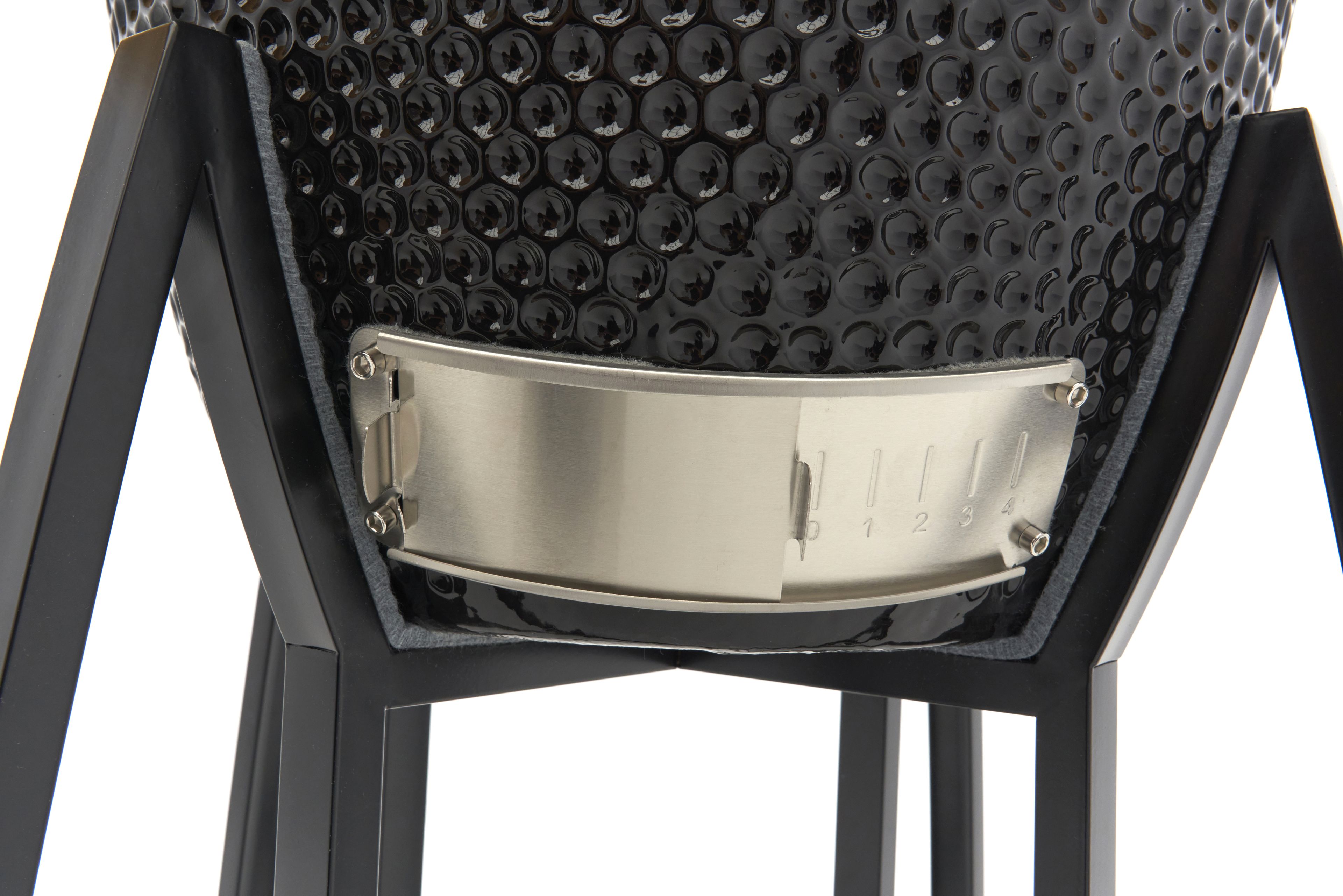 Barbecue Kamado en céramique de 55 cm sur socle mobile Black Edition Image 19