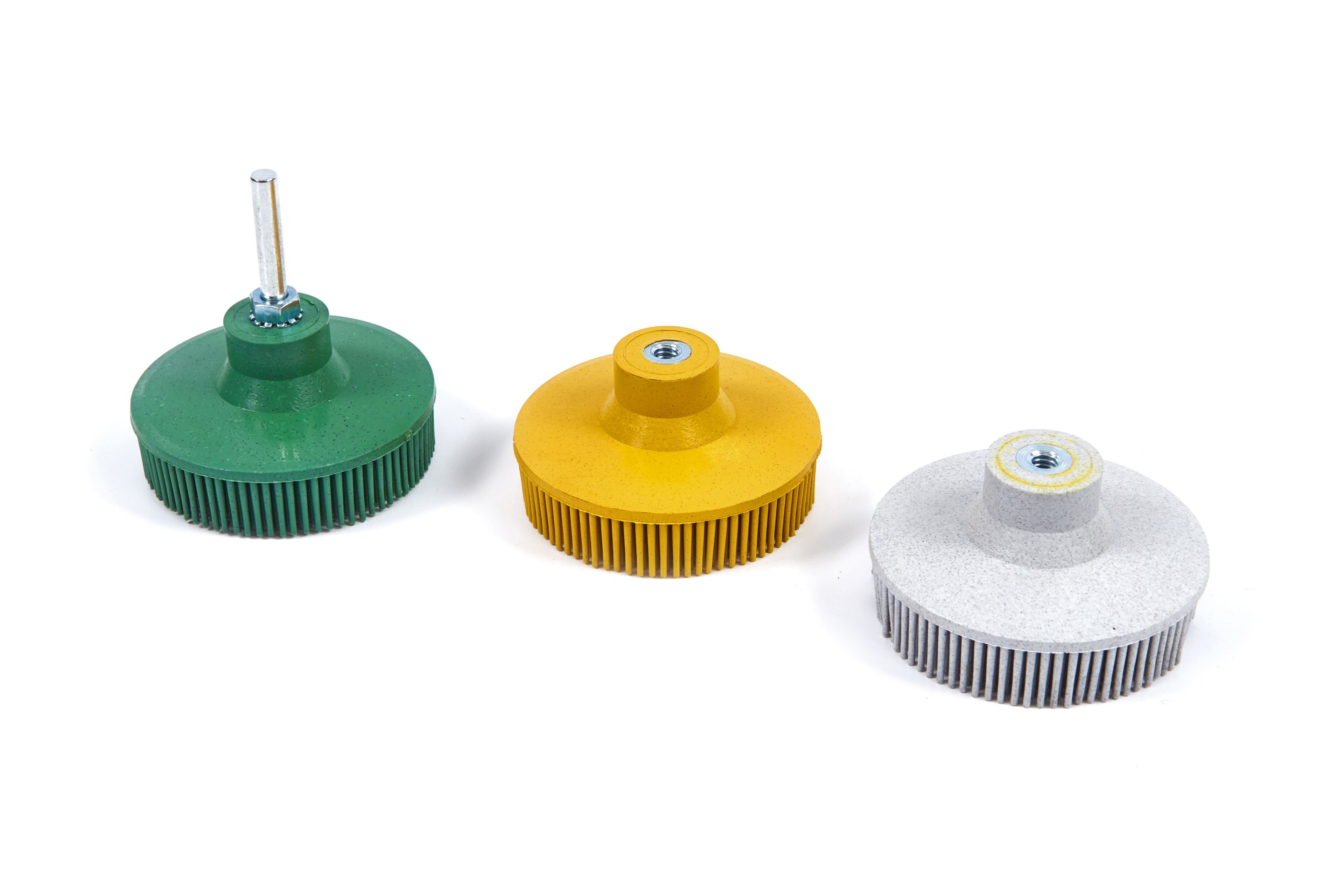 HBM 3-teiliges 50 mm Borstenscheibenset mit 6,3 mm Schafthalter Image 5
