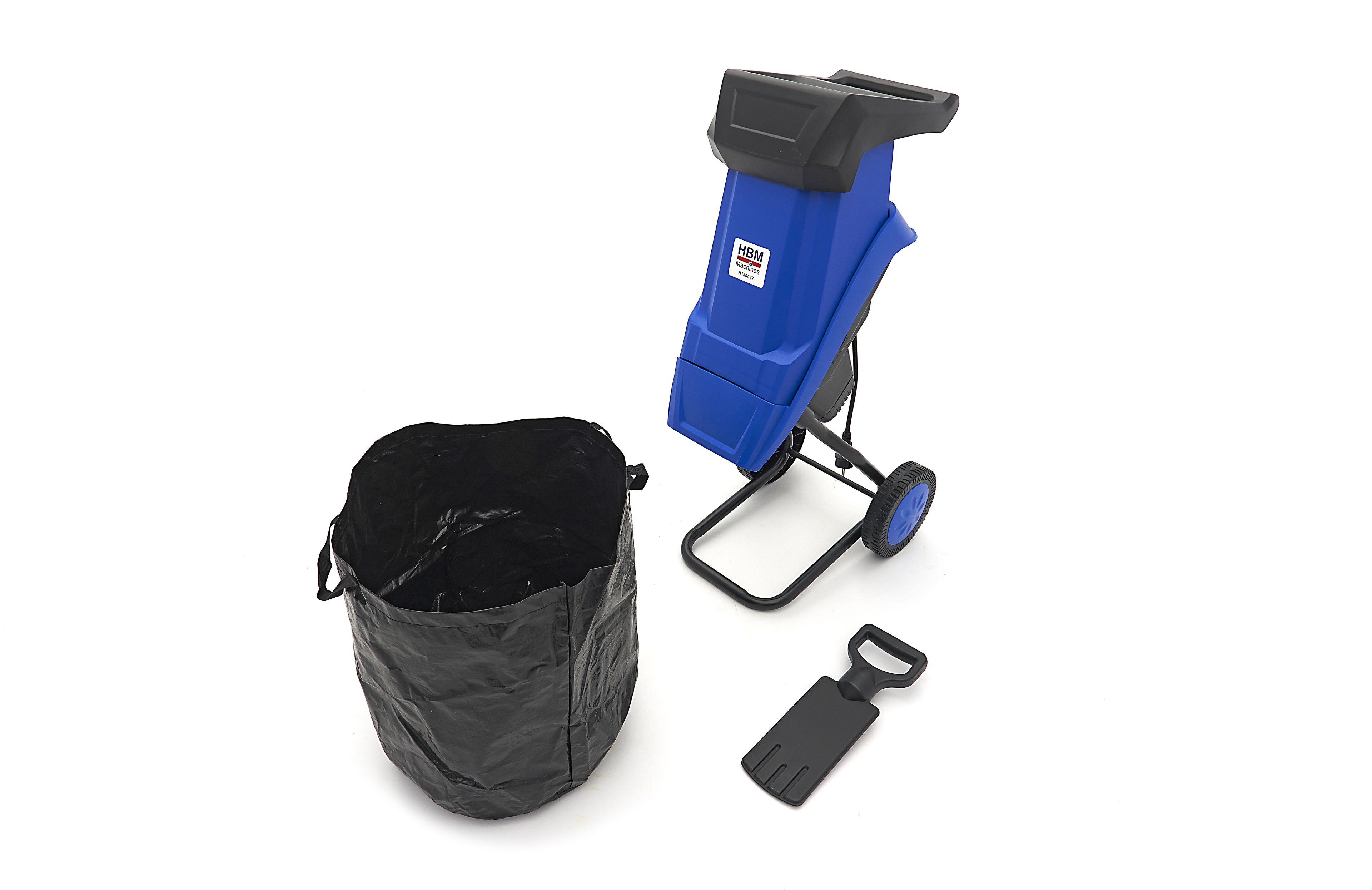 HBM Broyeur électrique 2500W - Broyeur de jardin / broyeur à bois pour branches de 40 mm et 2 inclus Image 3