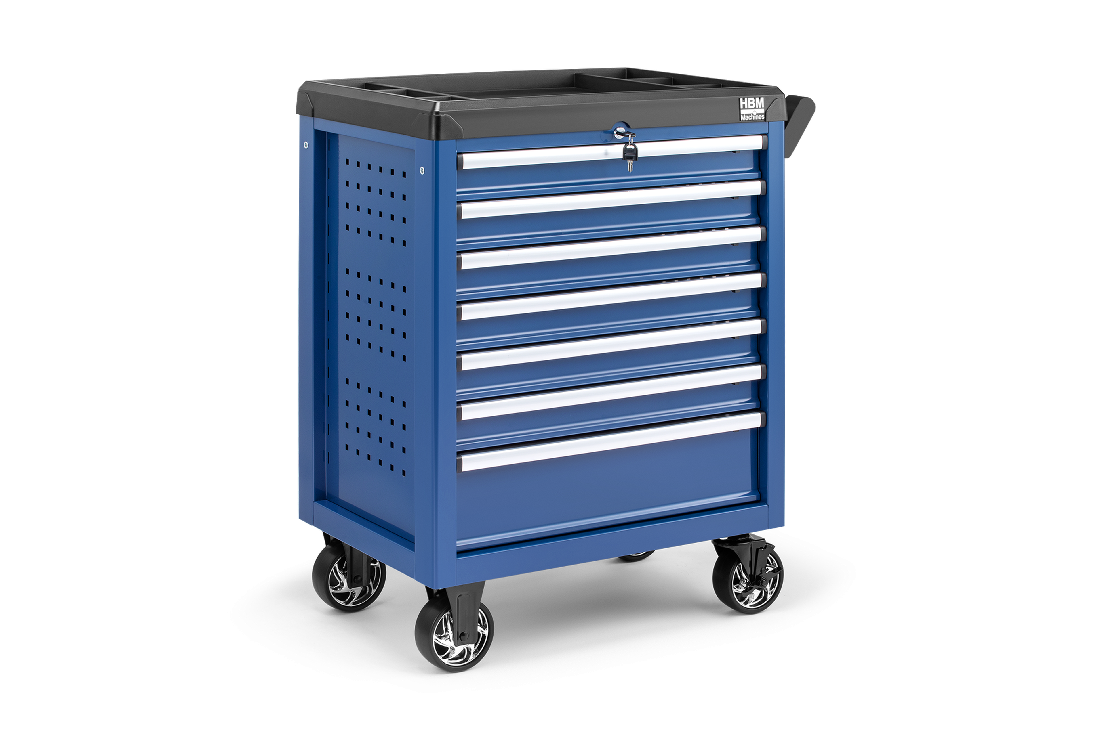 HBM gereedschapswagen 7 laden, model 2, blauw  Image 2