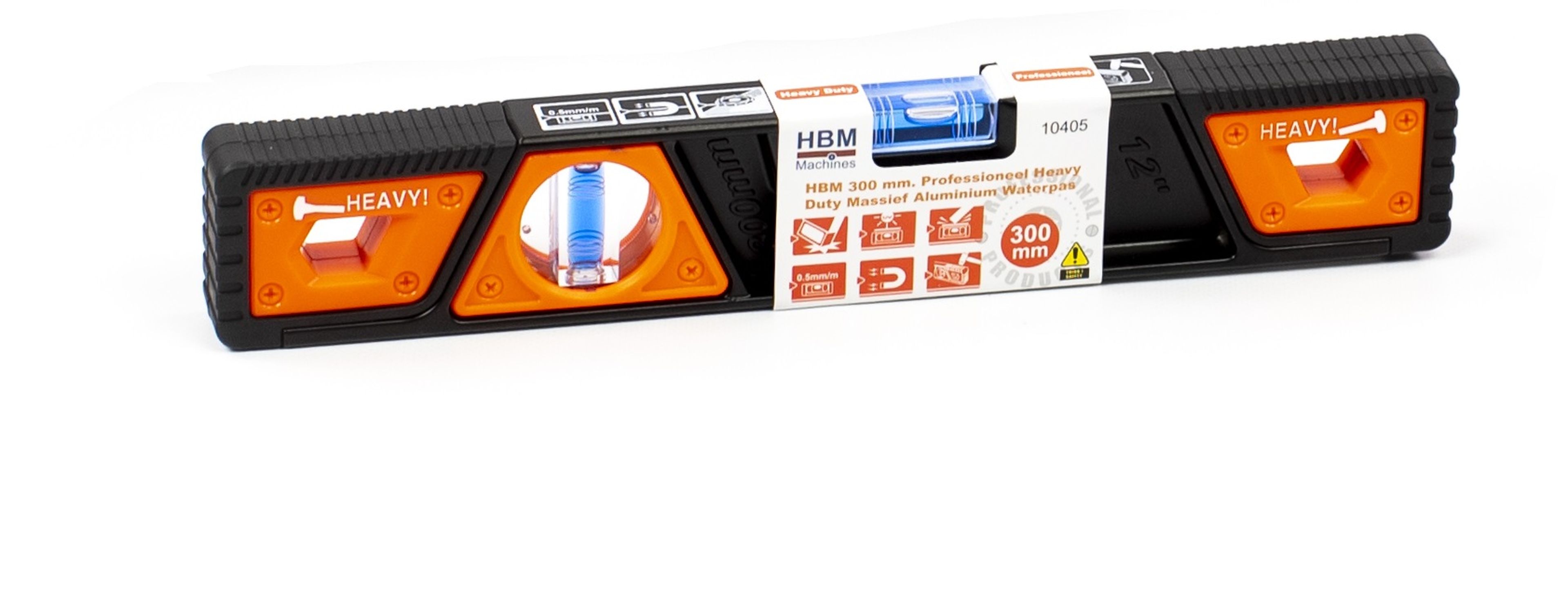 HBM Professionele Heavy Duty Massief Aluminium Waterpassen