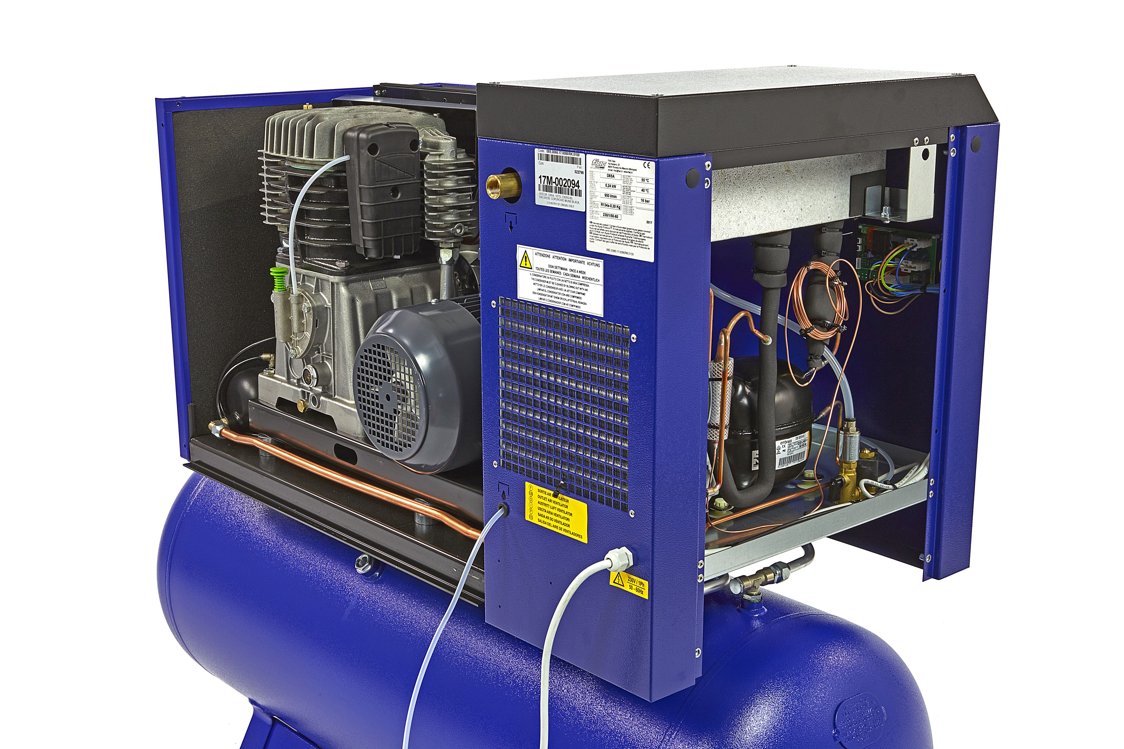 Michelin Compresor amortiguado 5.5 HP 270 litros MCXD 598 / 300N con secadora Image 8