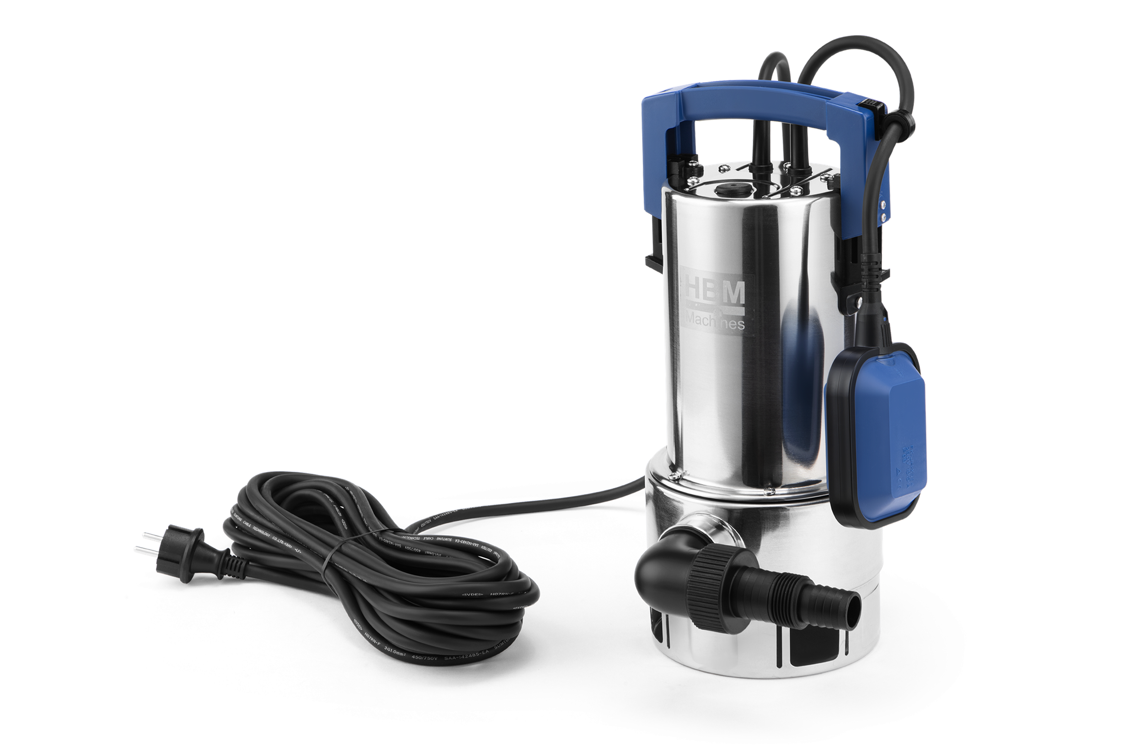 HBM dompelpomp vuilwater RVS 1100W 16500 l/u