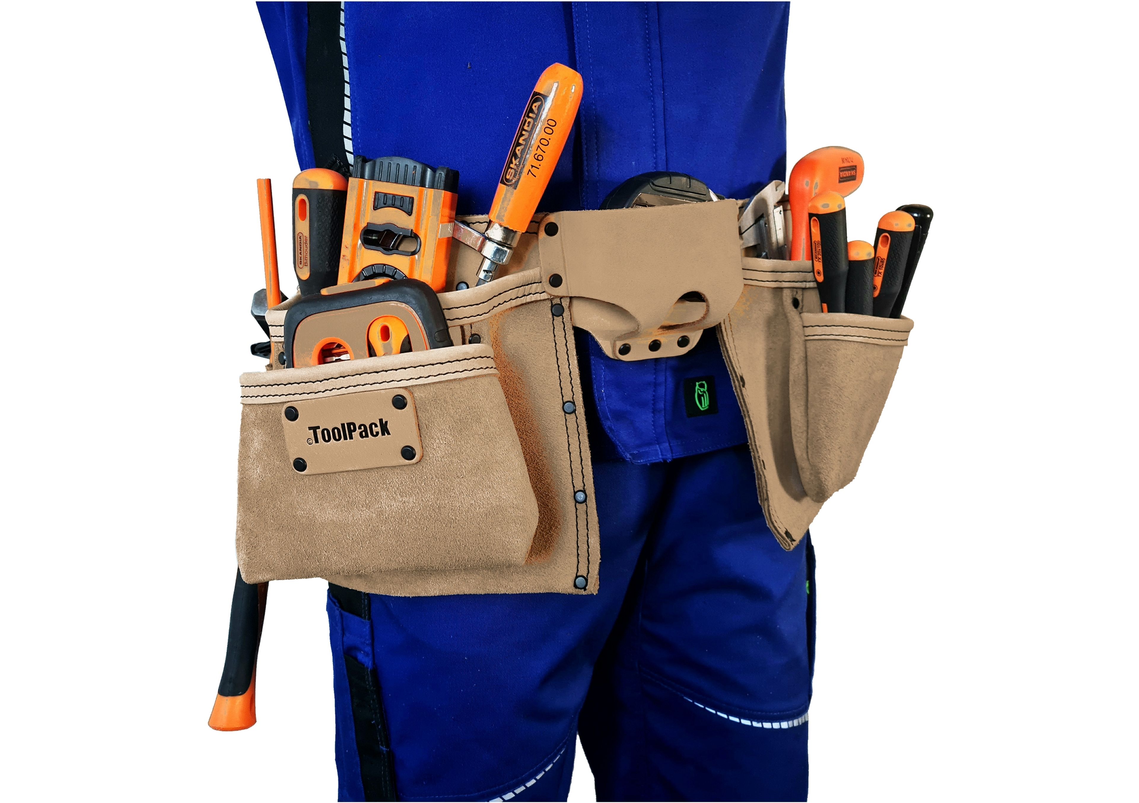 ToolPack Industrie-Werkzeuggürtel Nubukleder Image 5