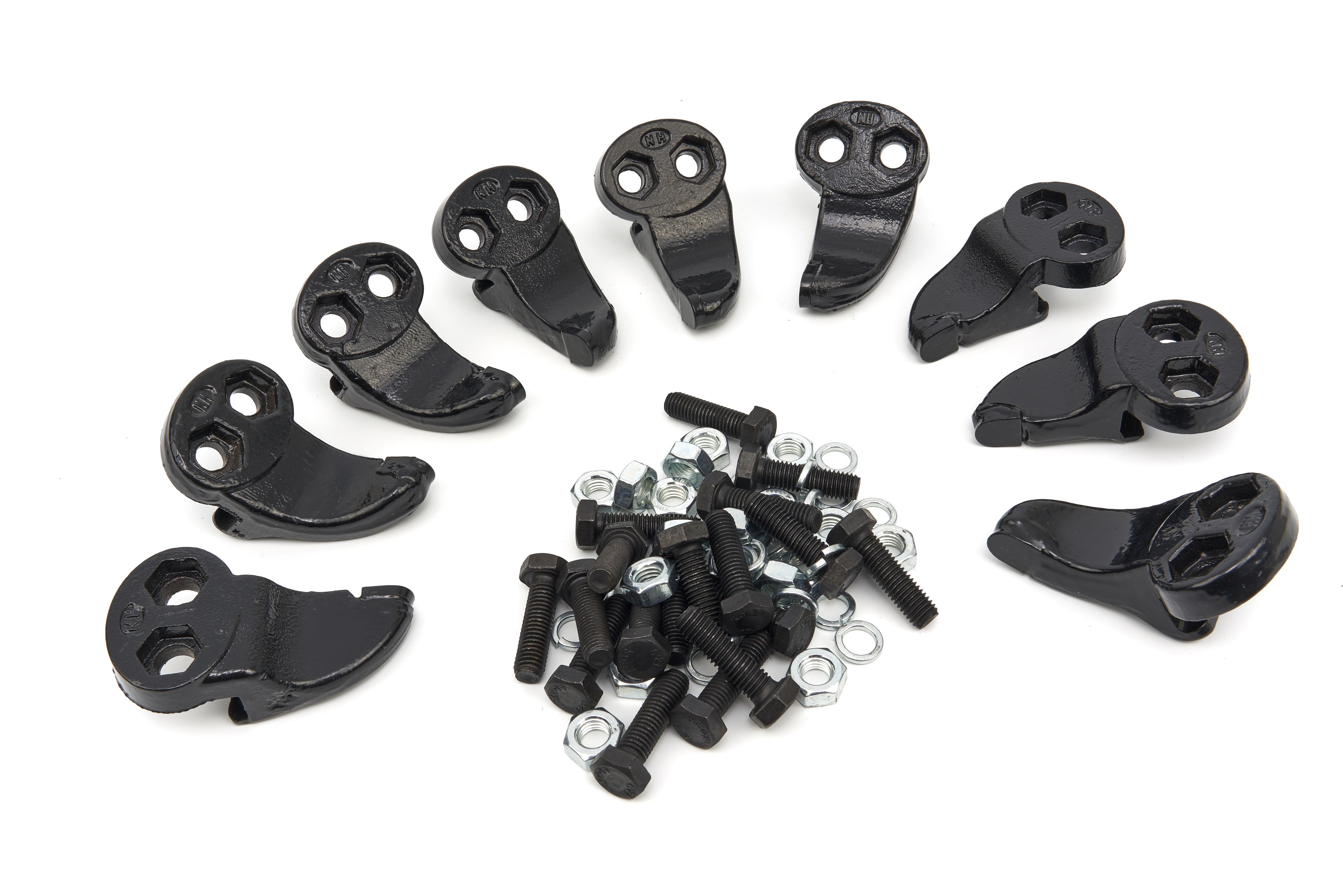 HBM Jeu de 9 fraises pour rogneuse de souche HBM / dessoucheuse à essence 15 ch Image 2