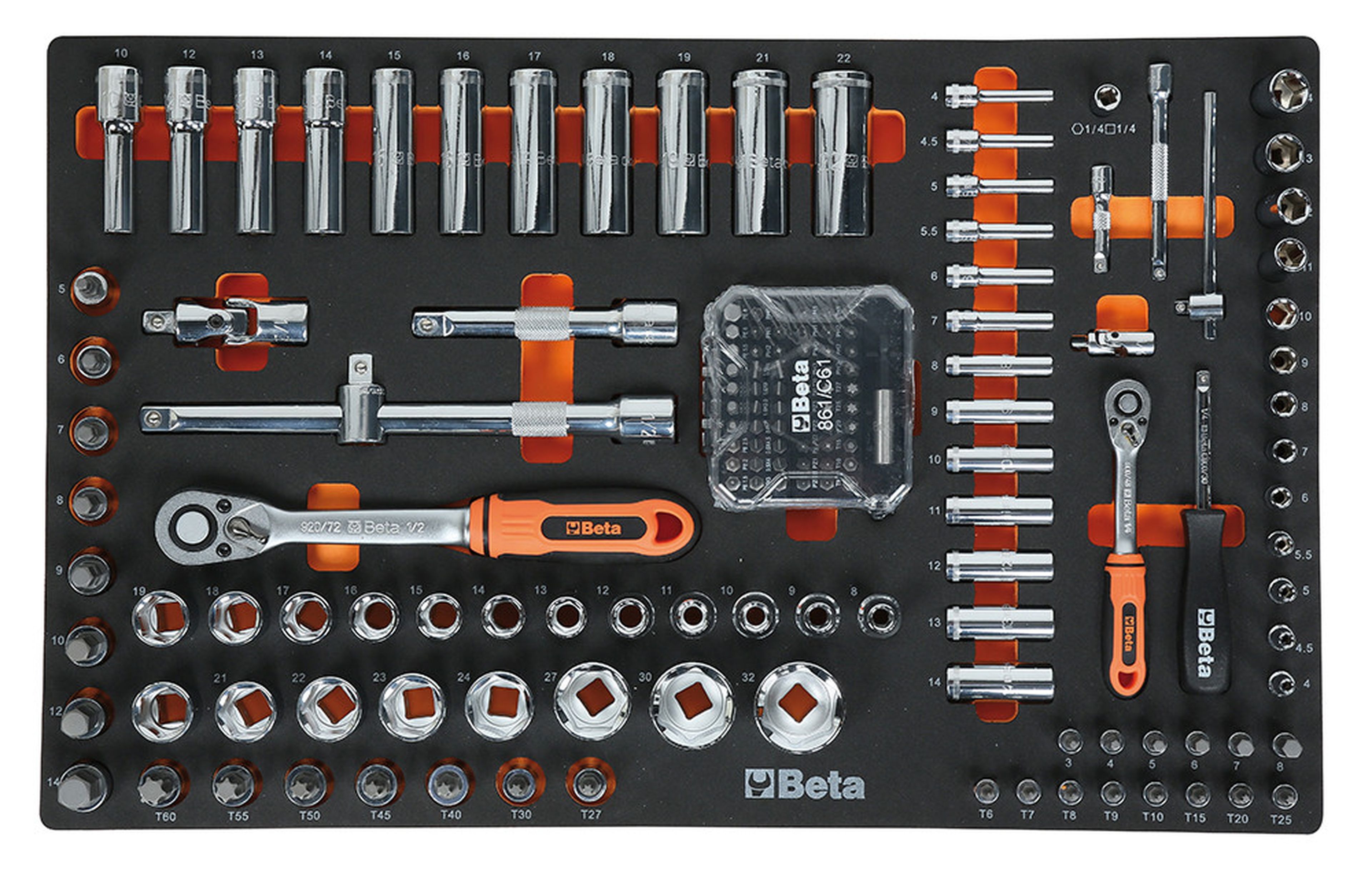 Chariot à outils Beta rempli 2400S O7/E-M - 309 pièces Image 3